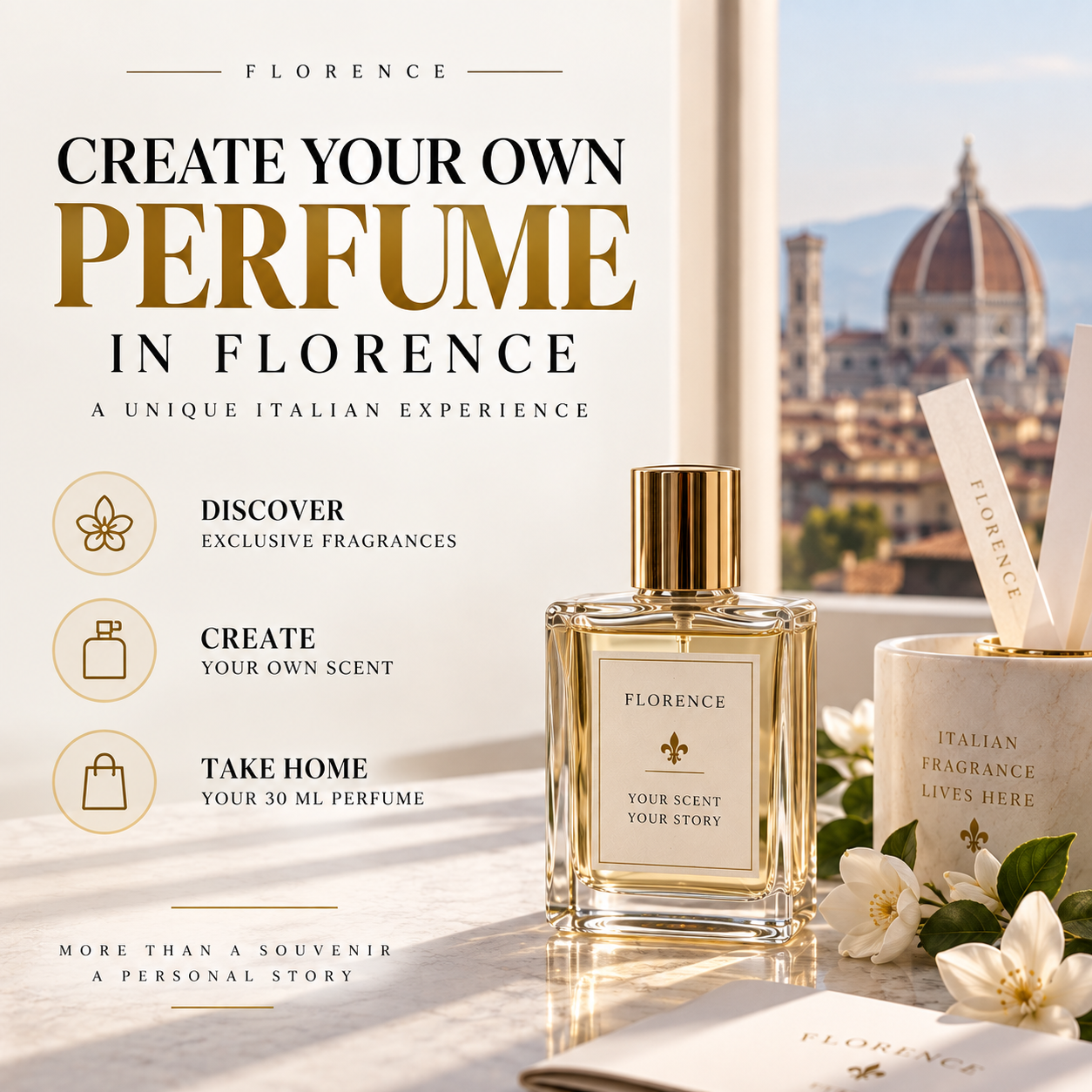 Florence Perfume Workshop: Craft Your Personal Scent