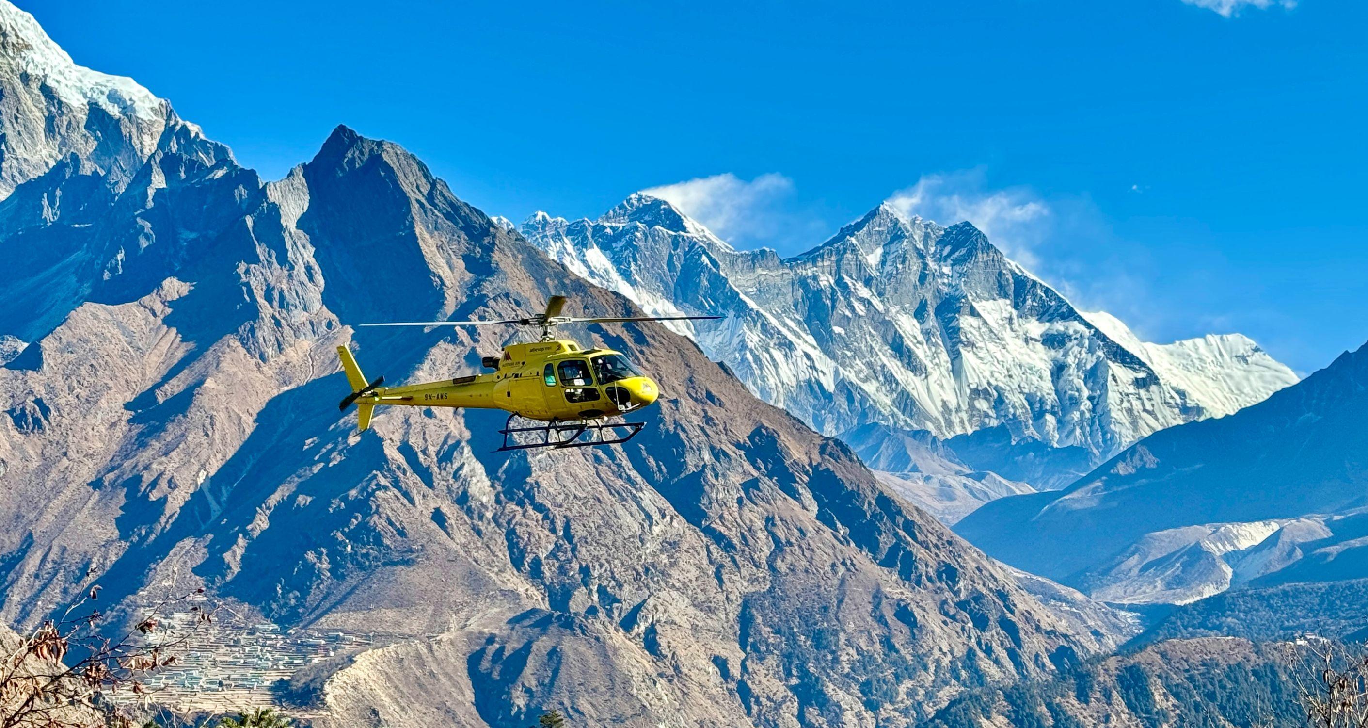 Everest Helicopter Tour with Breakfast & Base Camp Flyover