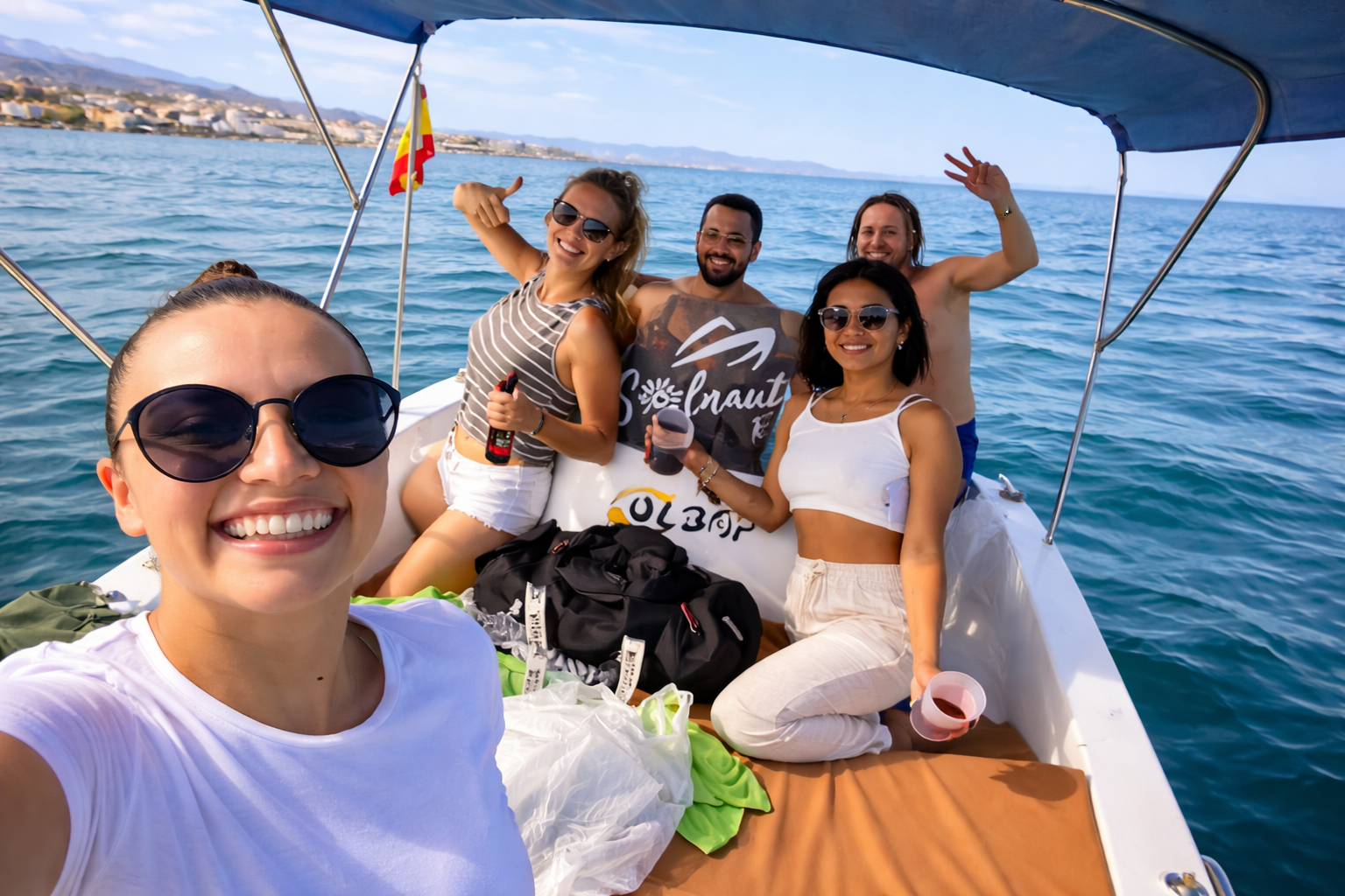 Benalmádena: License-Free Boat Rental for Dolphin Watching