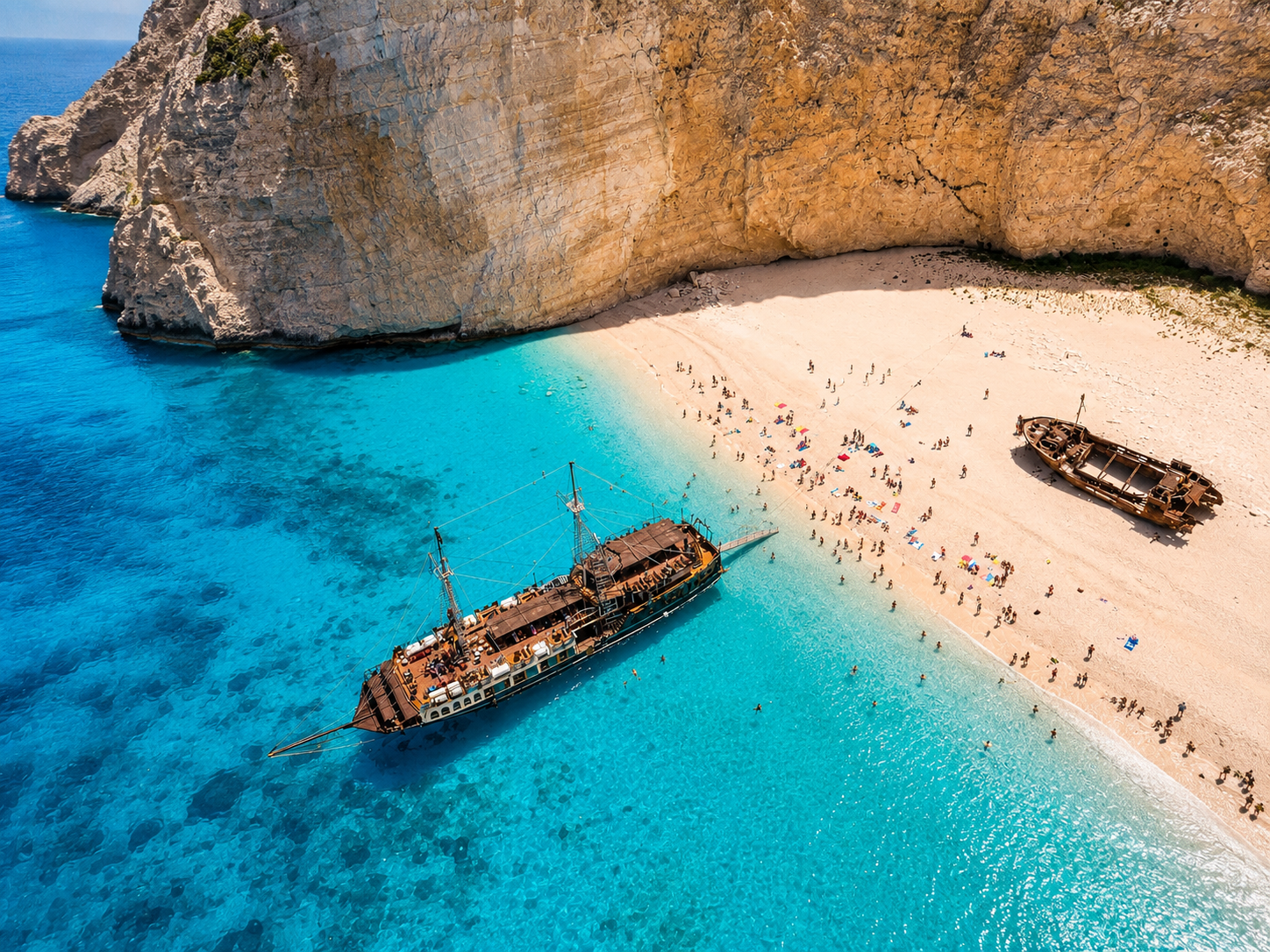 Full-Day Pirate Ship Adventure to Navagio & Blue Caves