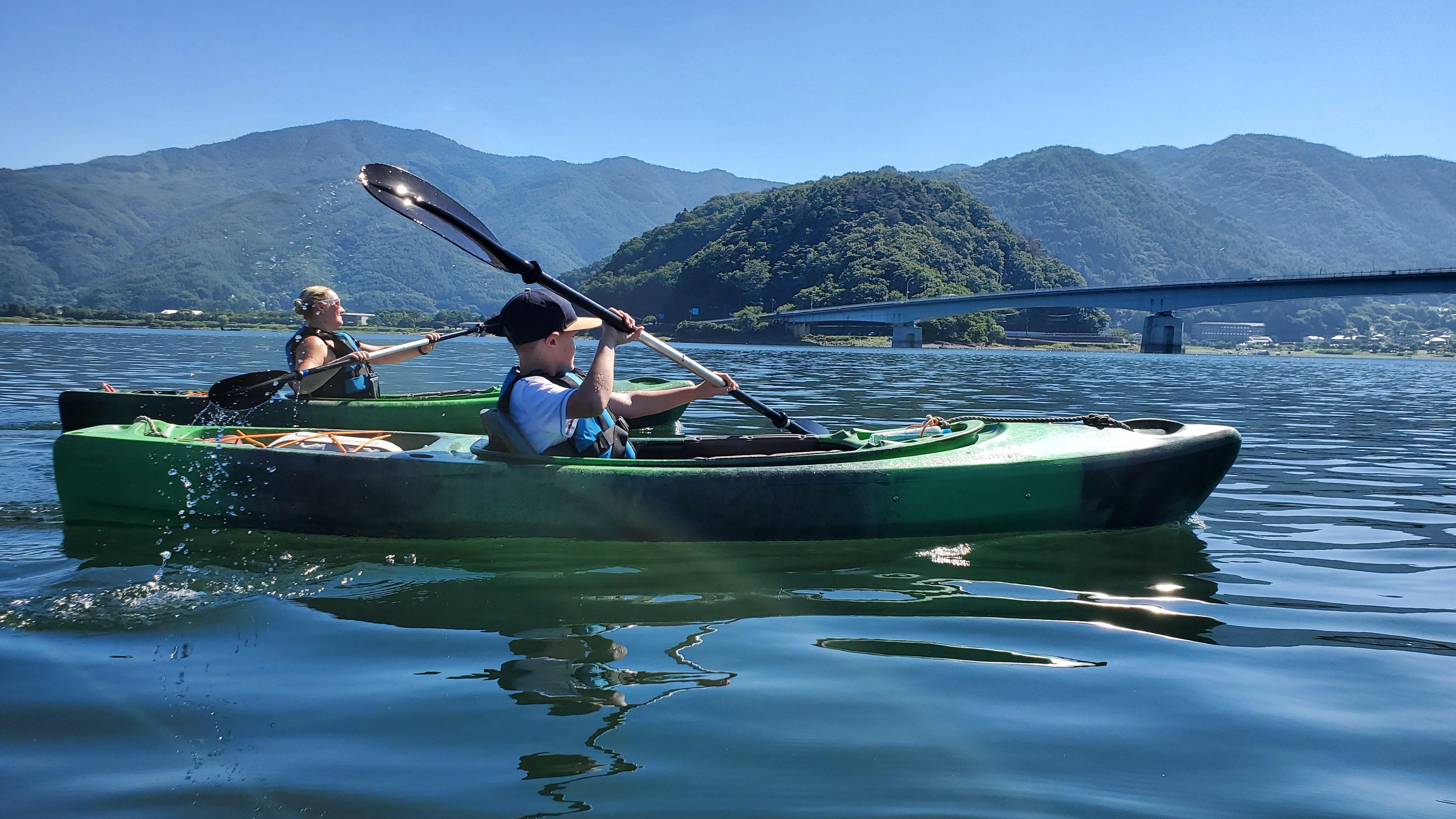 Early Morning Kayaking & Coffee on Lake Kawaguchiko