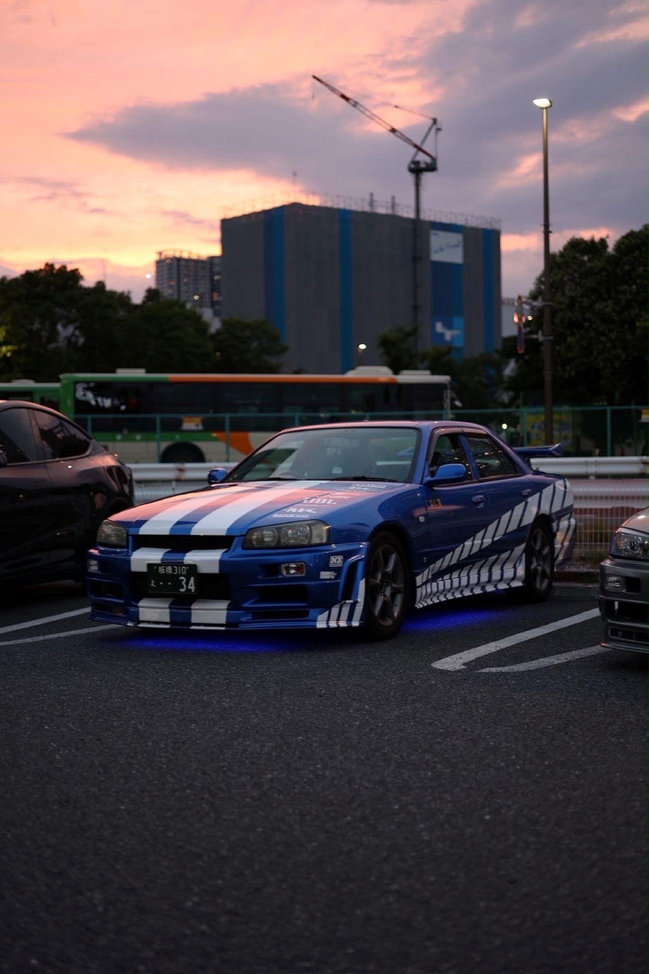 Tokyo Private R34 Skyline JDM Drive & Daikoku Car Meet