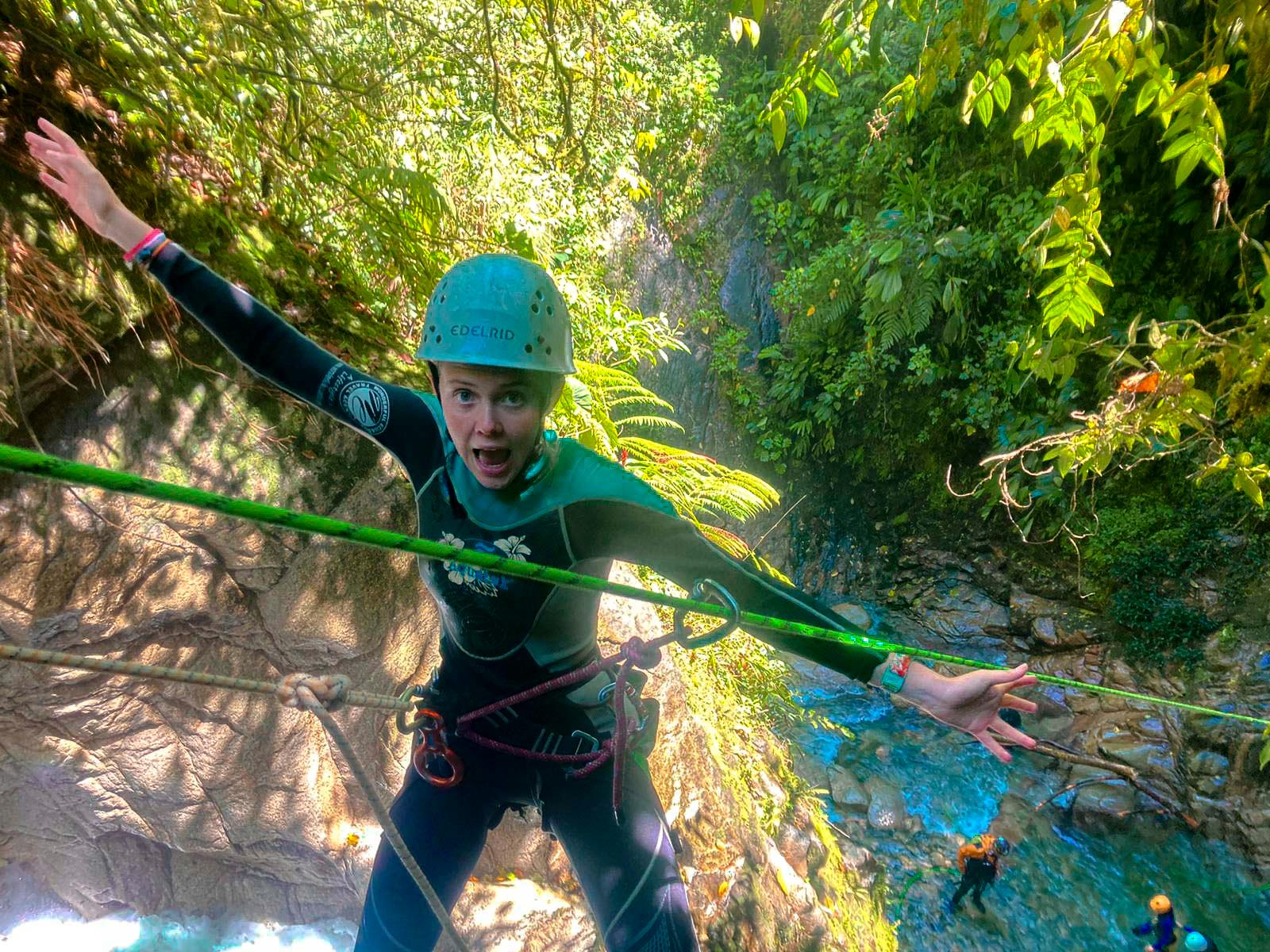 Cashaurco Extreme Canyoning from Baños de Agua Santa