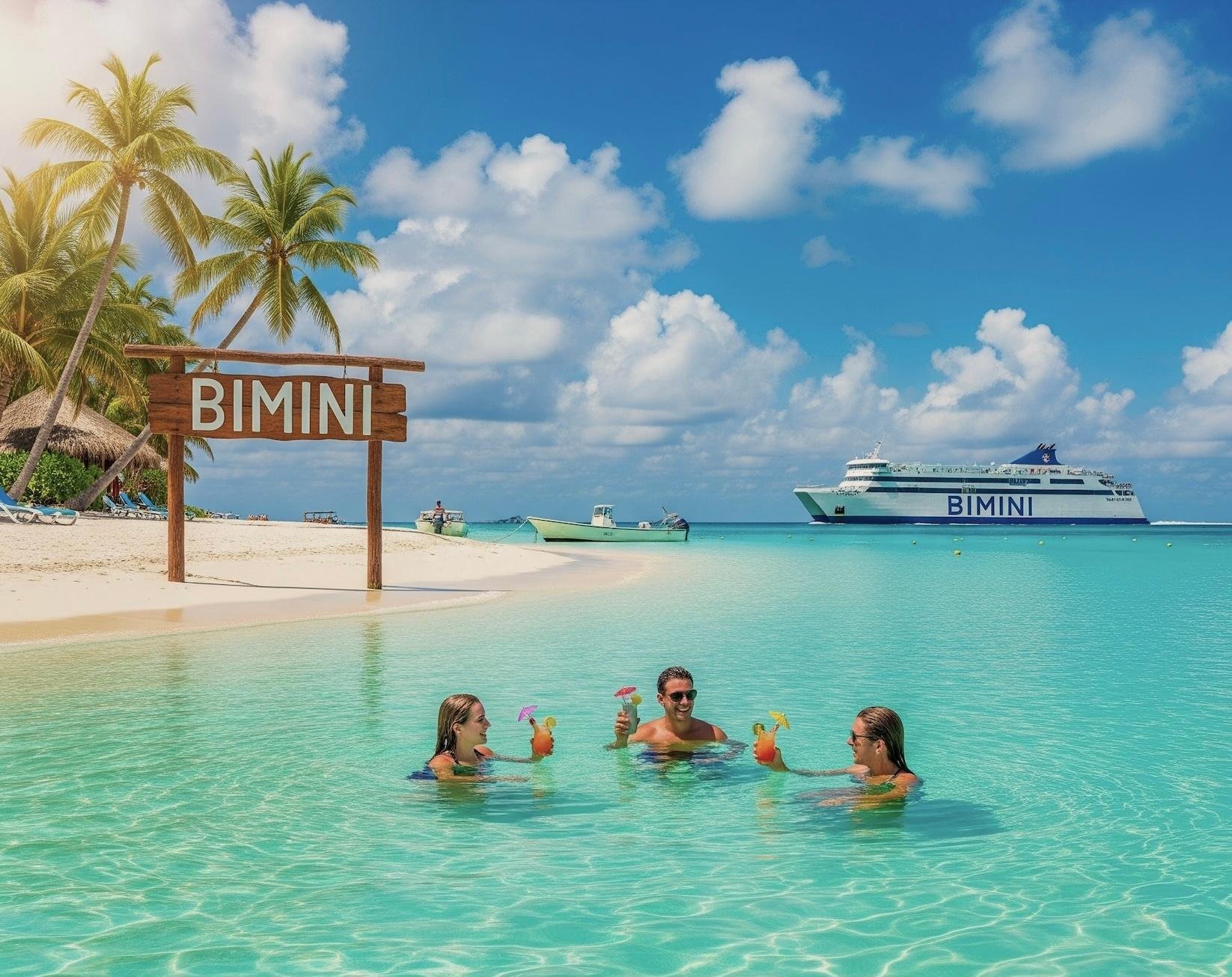 Bahamas Day Trip: Bimini or Grand Bahama Ferry from Miami