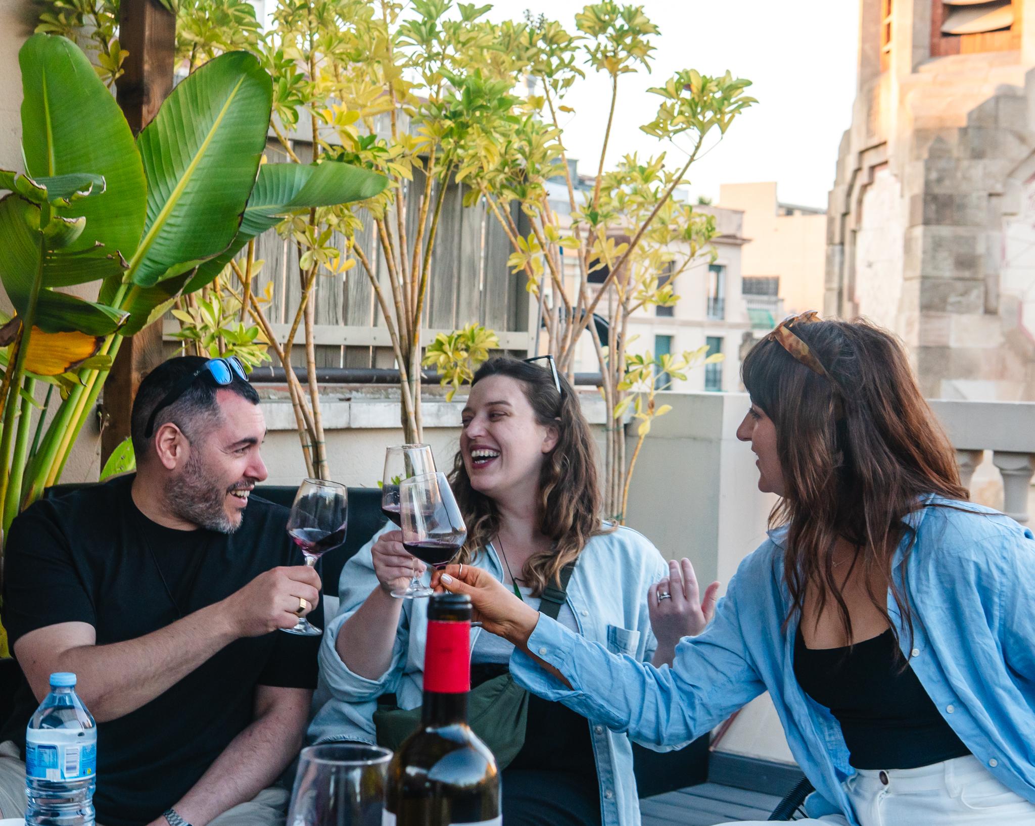 Rooftop Wine Tasting in Barcelona
