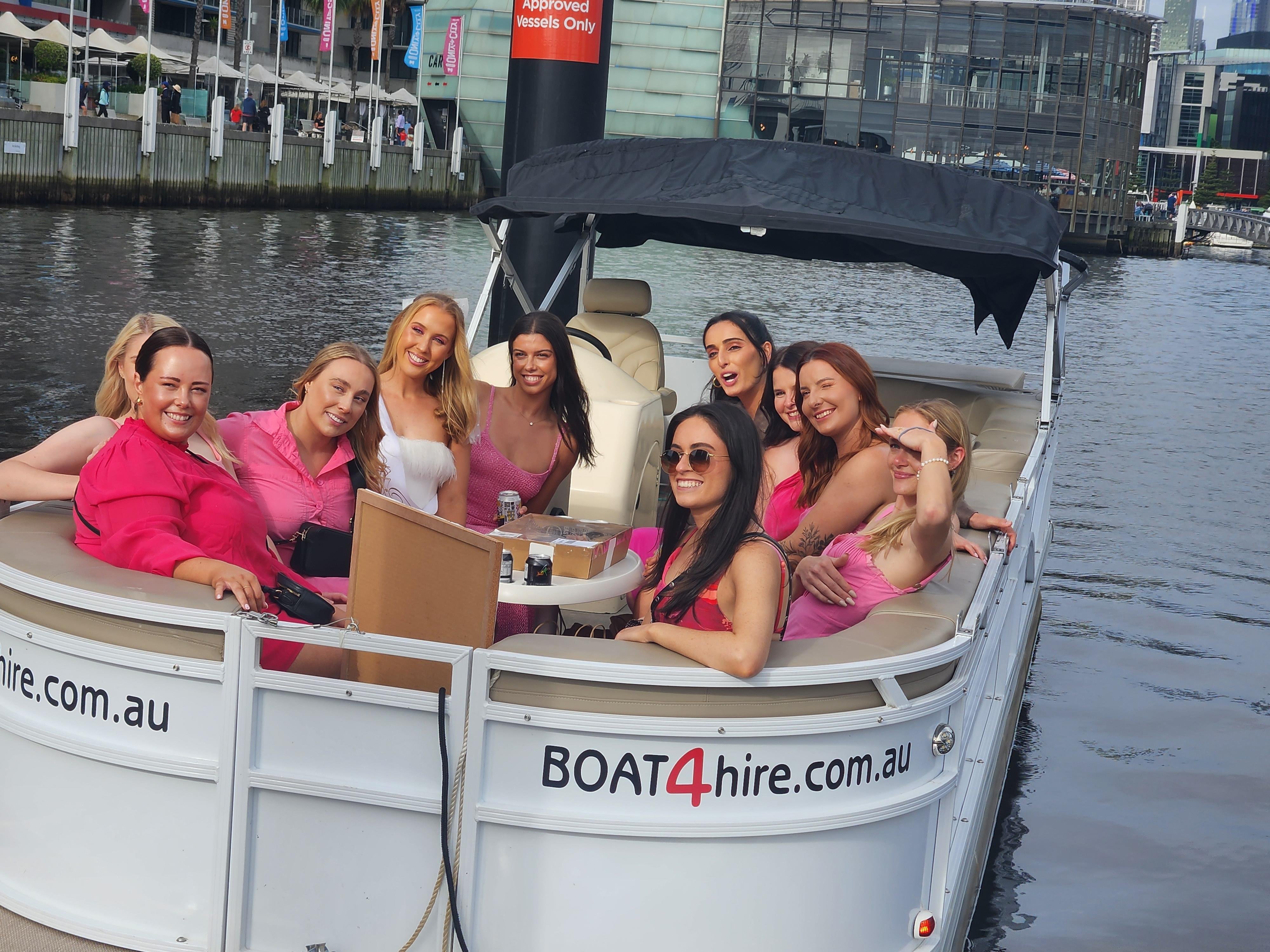Self-Drive Boat Rental with BBQ on Melbourne's Waterways