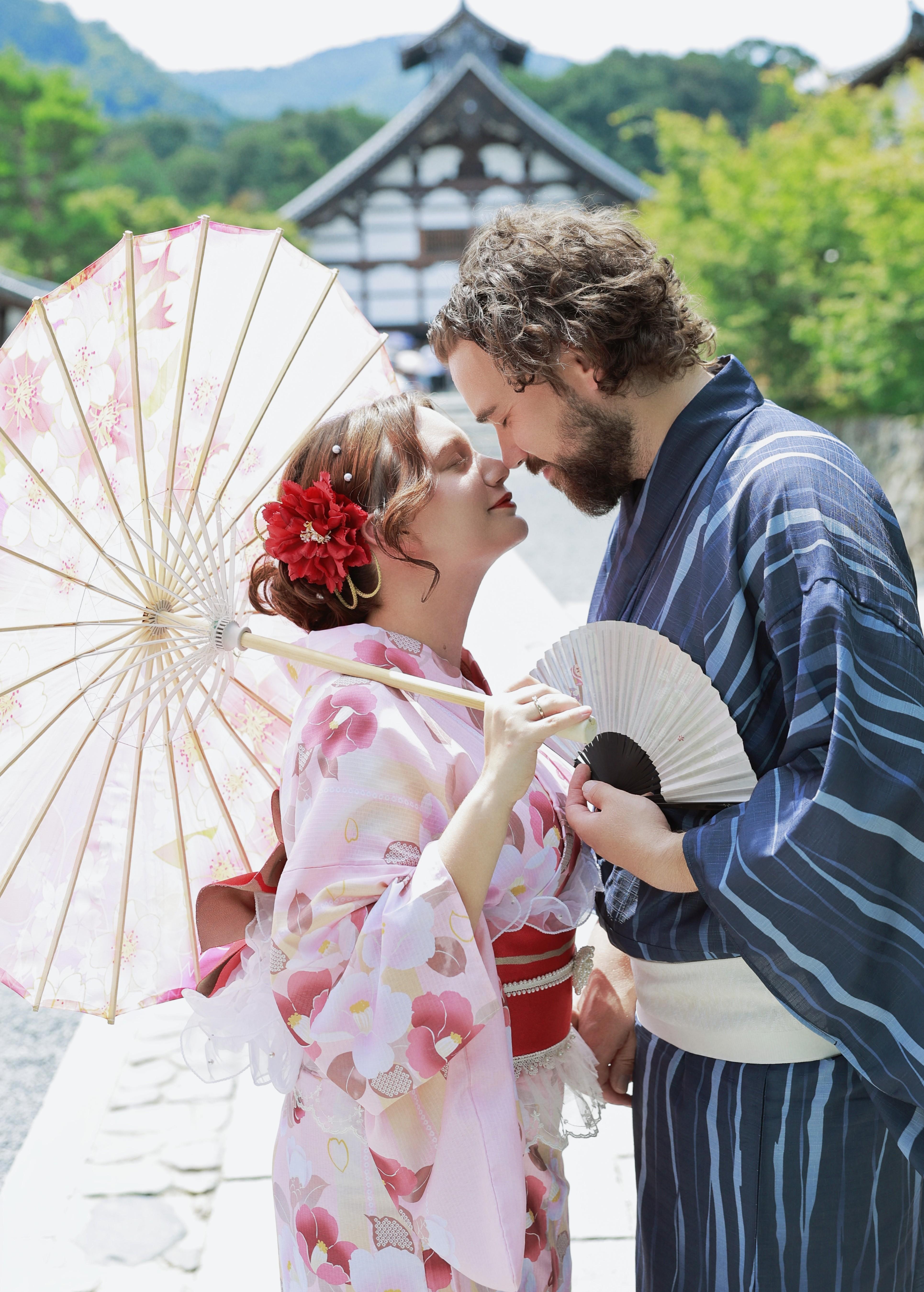 Aluguel de Kimono em Arashiyama com Penteado de Cortesia