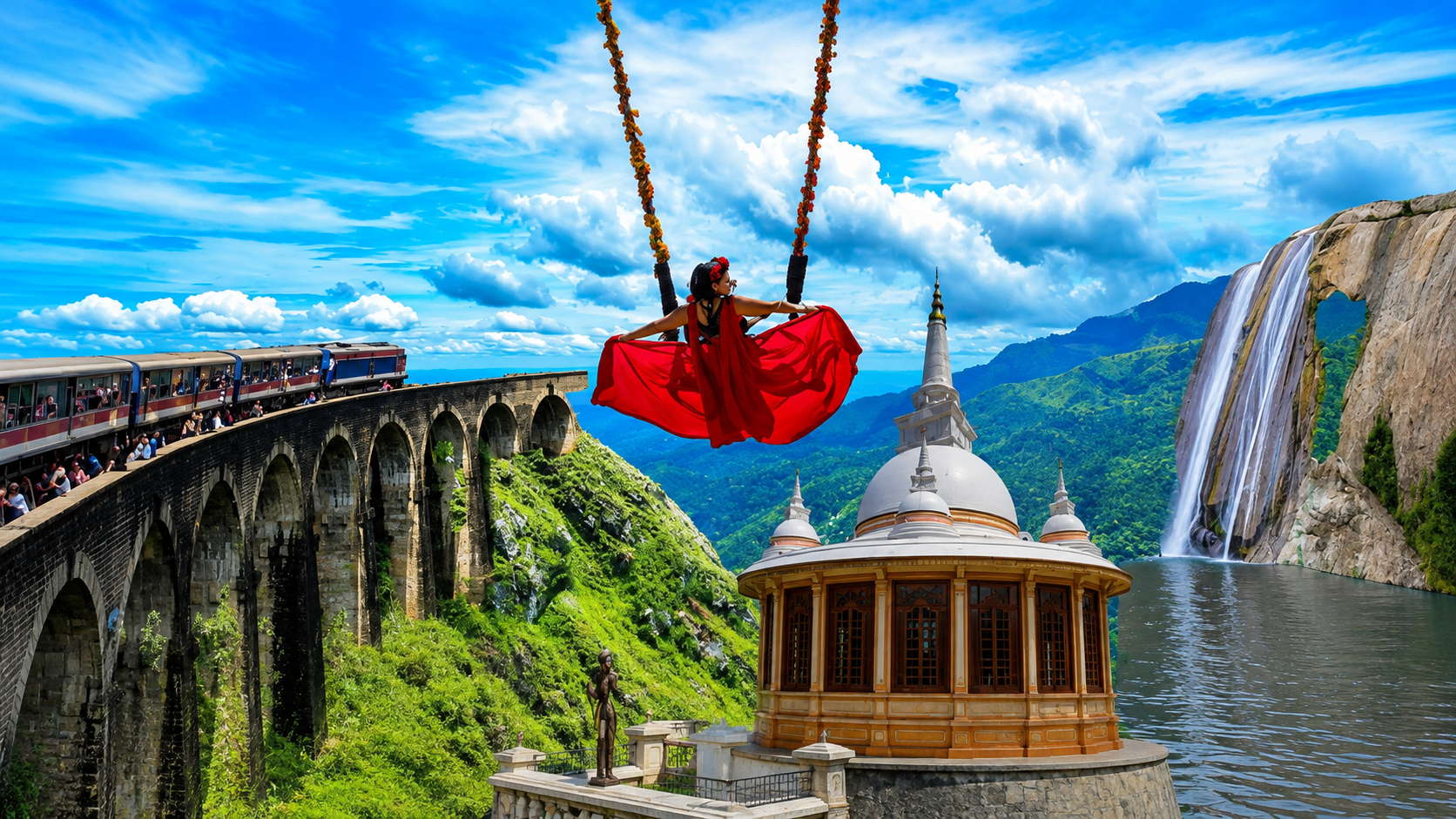 Ella Highlights: Nine Arches Bridge, Little Adam's Peak & Waterfalls