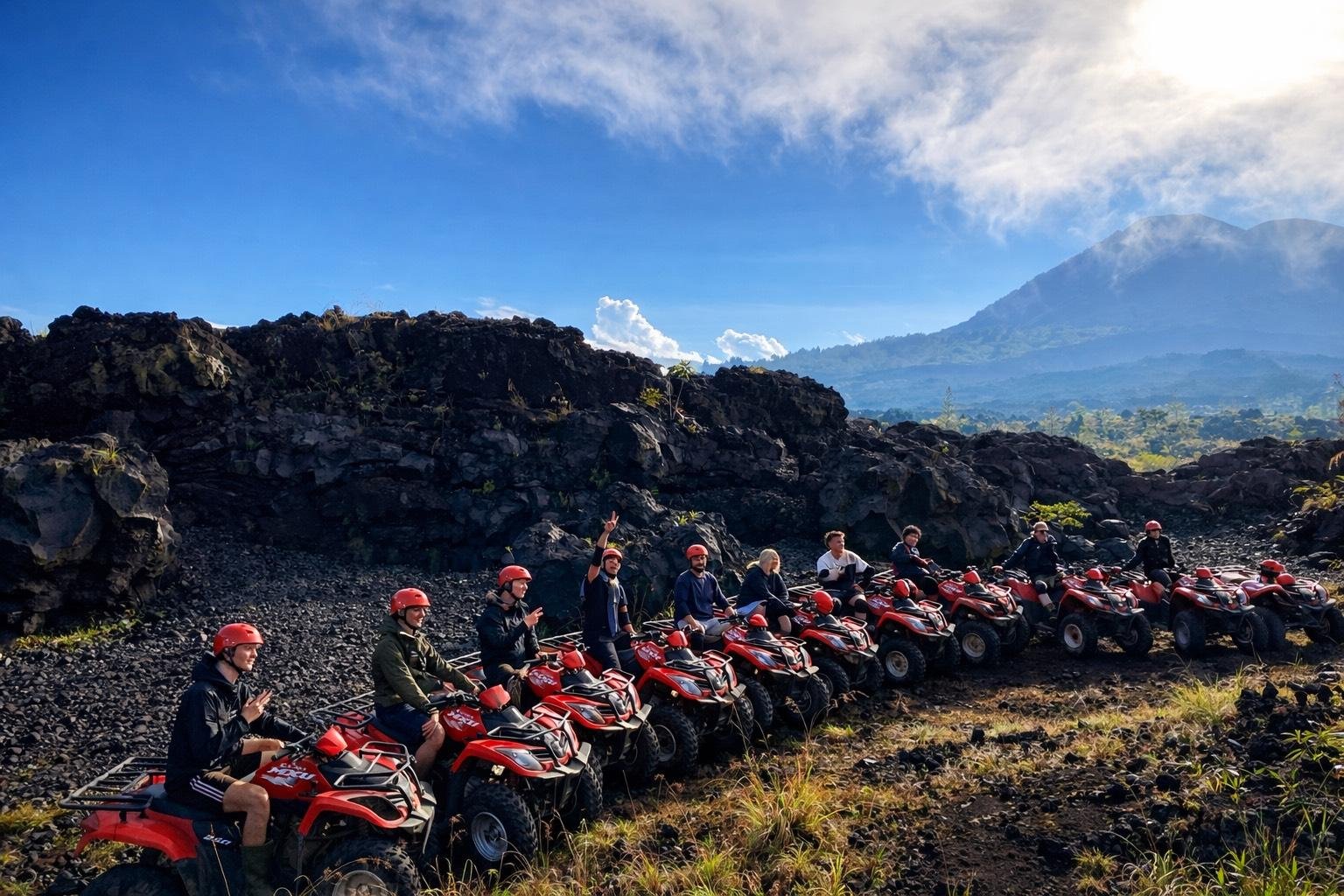 Bali Mt. Batur Black Lava ATV Quad Bike Ride