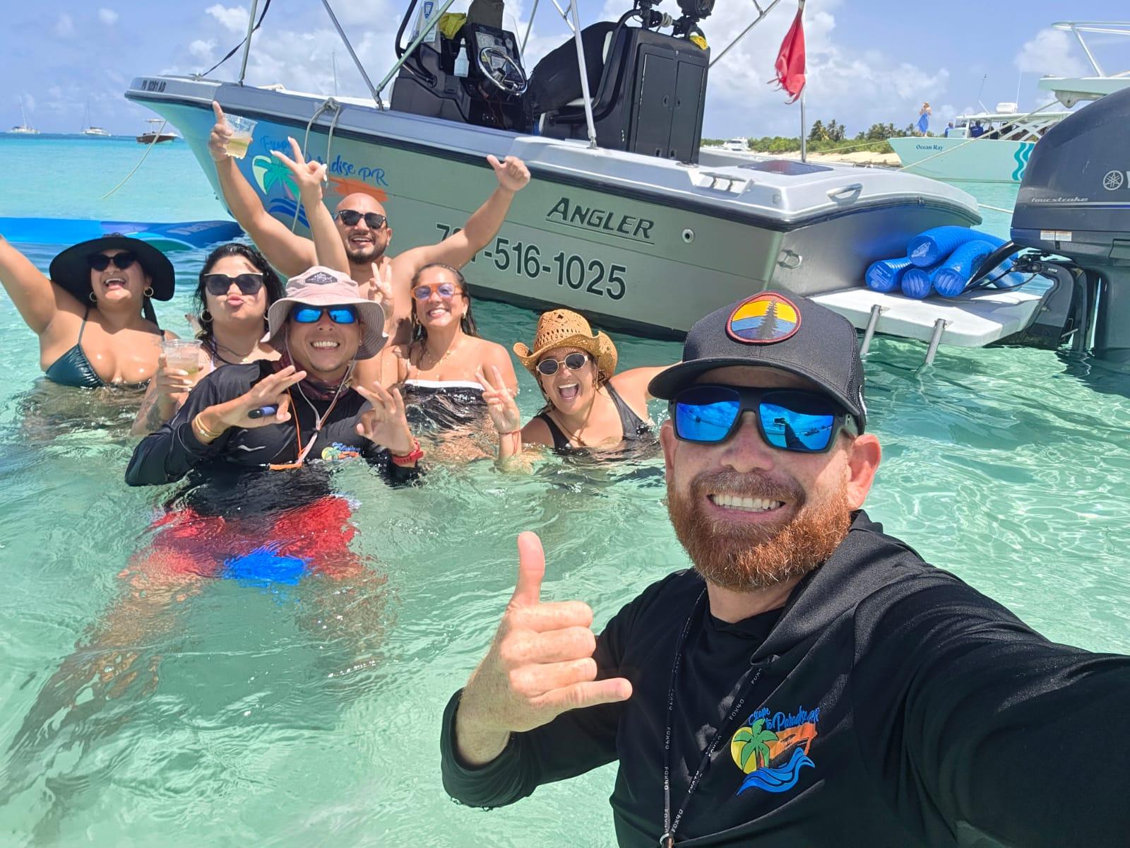 Private Half-Day Boat Charter to Icacos or Palomino from Fajardo