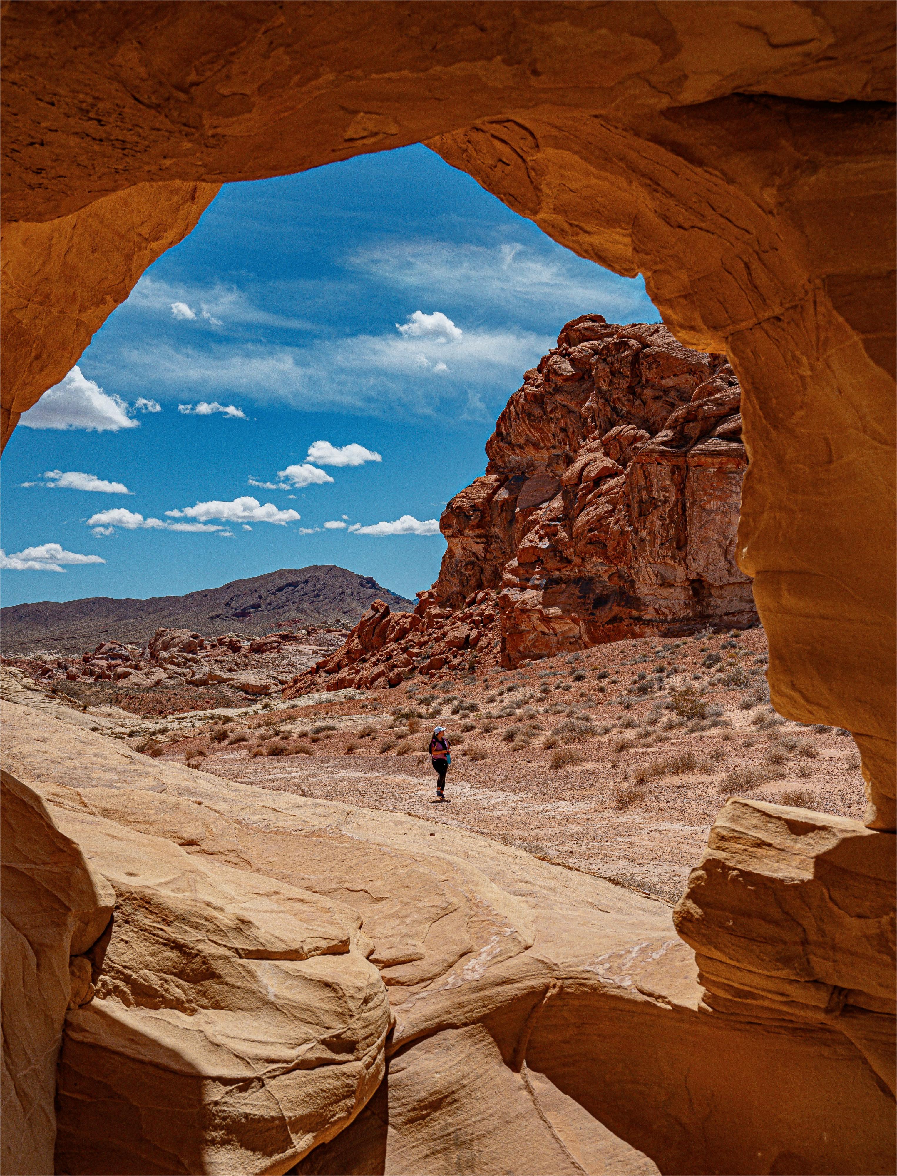 Valley of Fire from Las Vegas - red Aztec sandstone formations — image 6