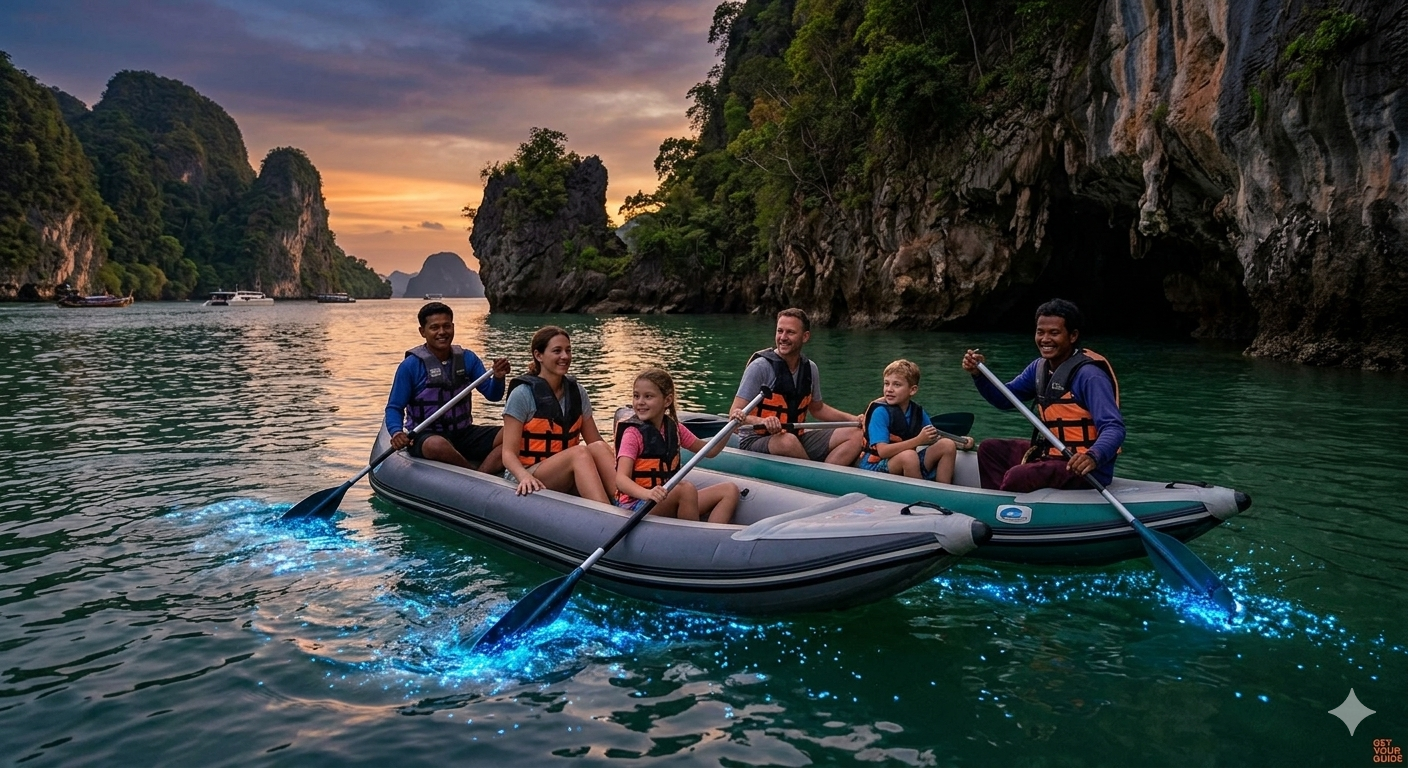 Phang Nga Bay Bioluminescent Plankton Canoe Day Trip from Phuket