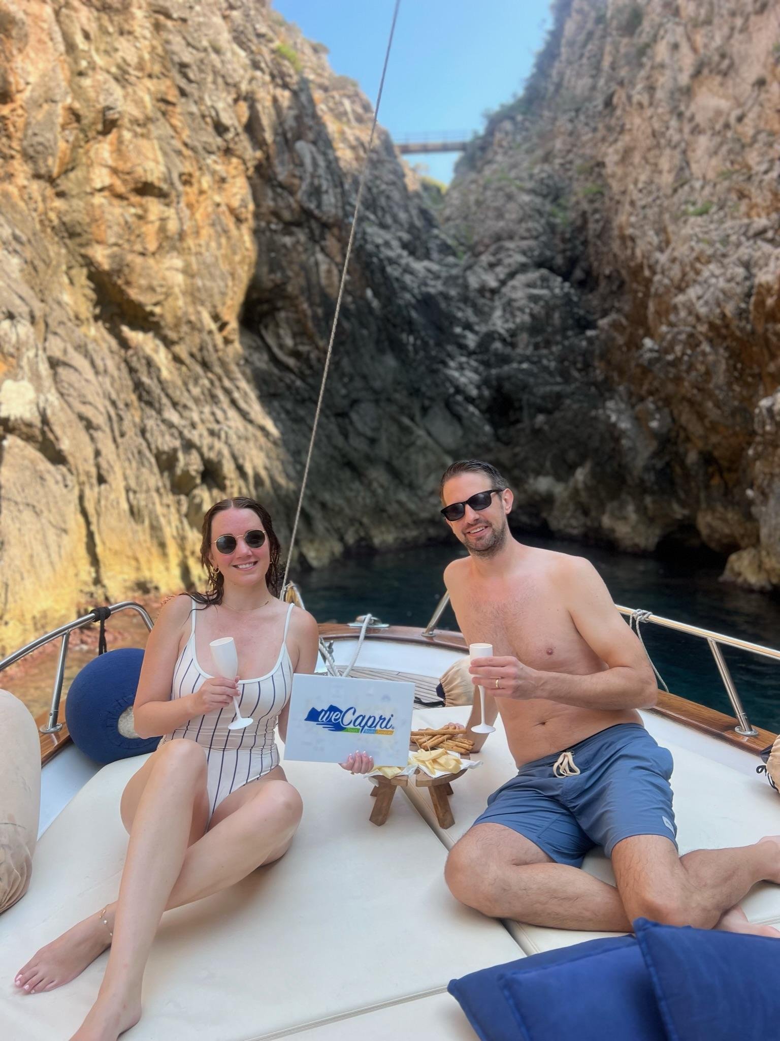 Capri Private Boat Tour: Faraglioni, Sea Caves & Swimming Stops