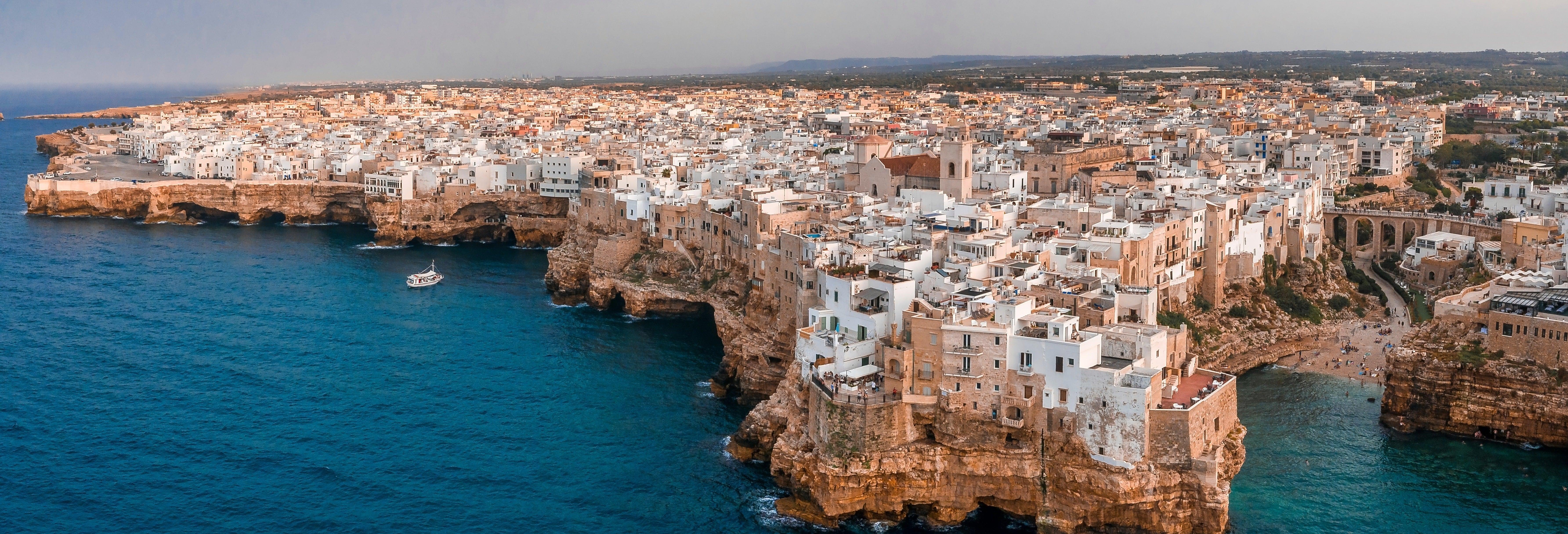 Puglia Day Trip: Polignano a Mare & Alberobello from Bari