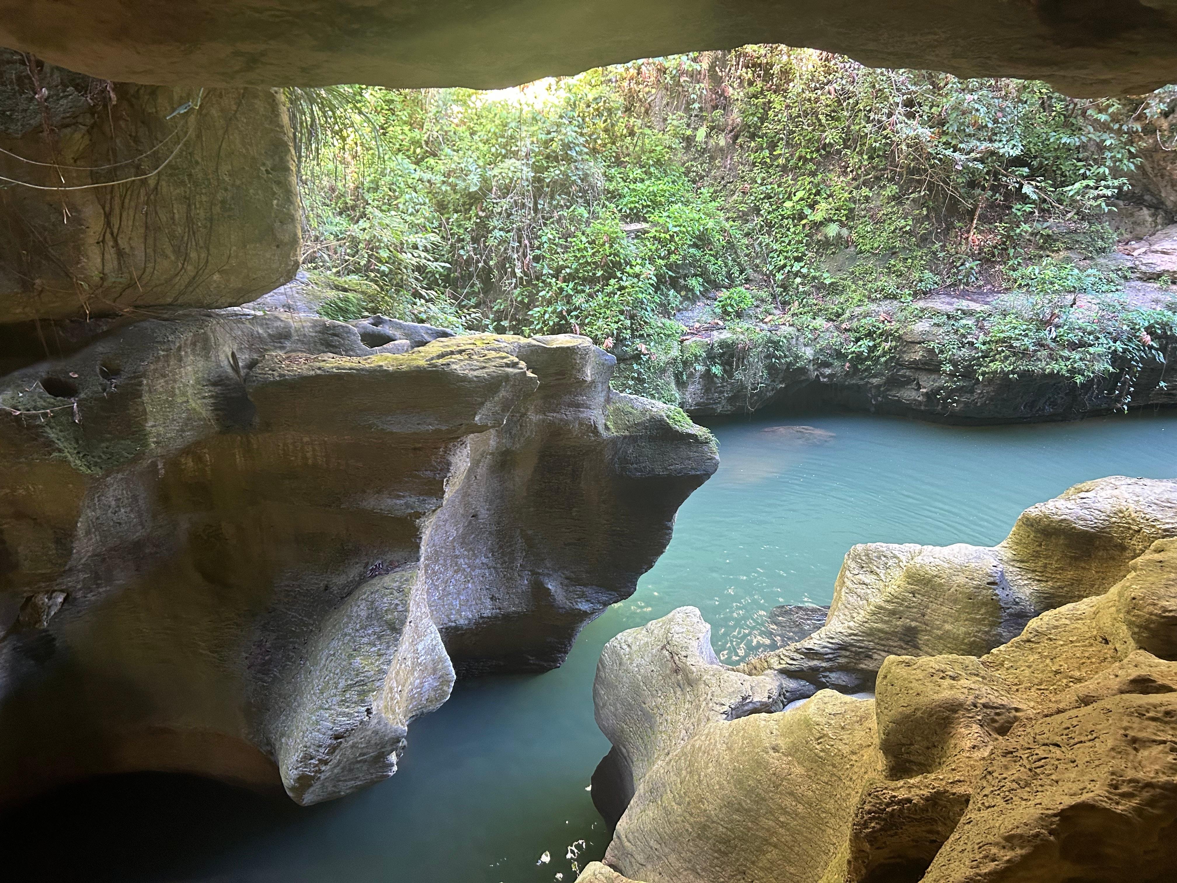 Charco Azul Canyon, Caves, and Mar Chiquita Beach Adventure