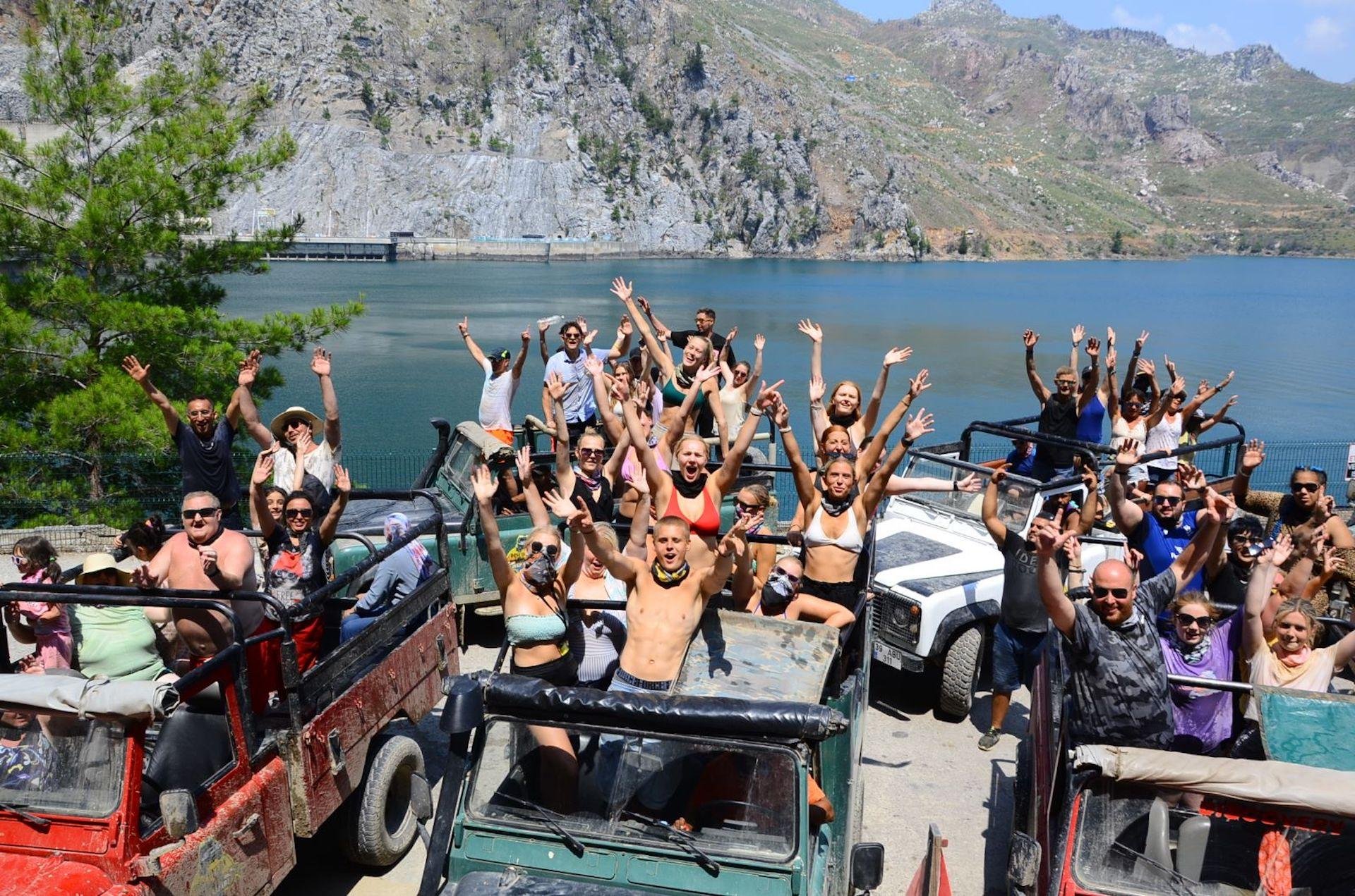 Green Canyon Jeep Safari, Boat Trip & Waterfall from Side