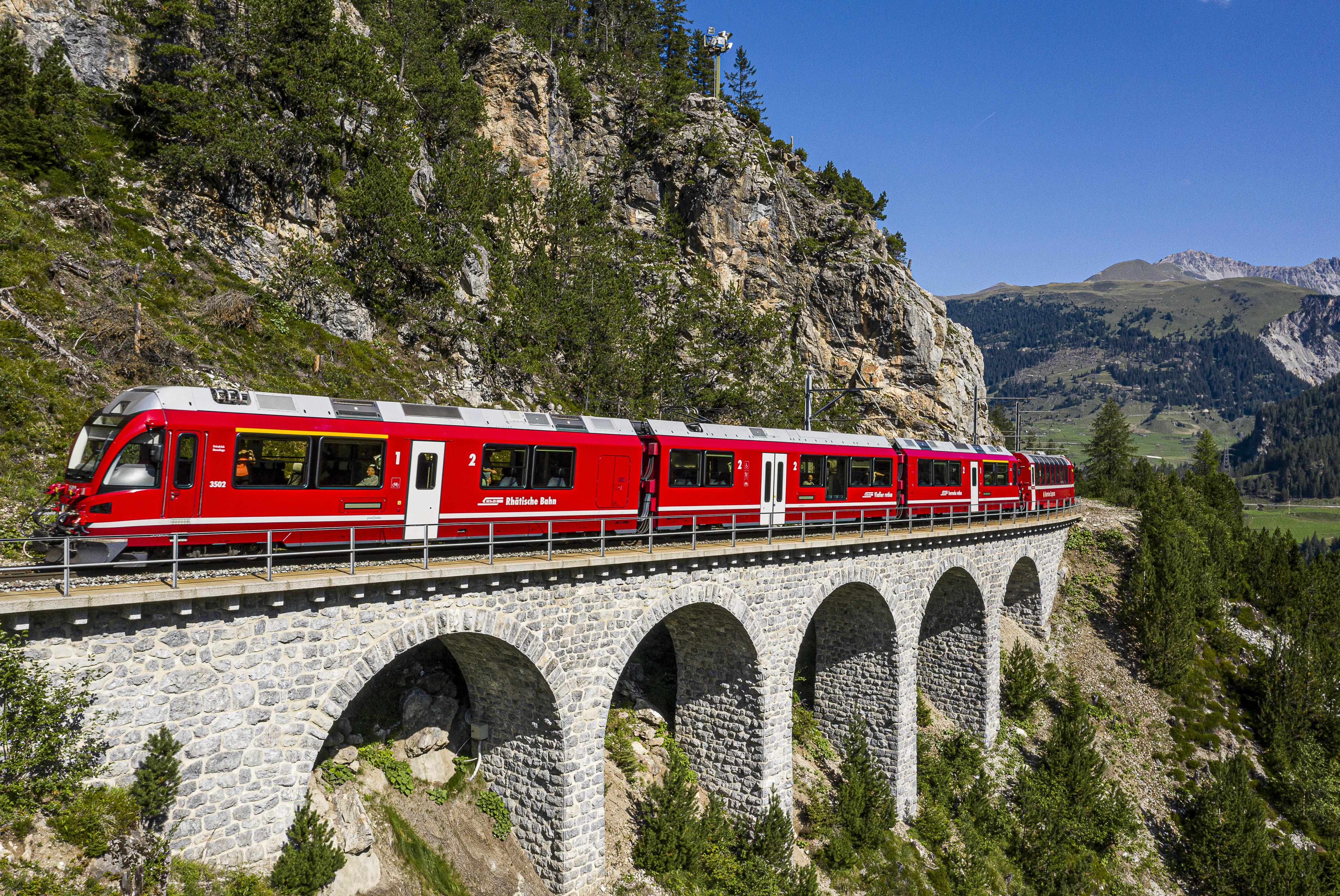 Milan to St. Moritz: Bernina Red Train Alpine Day Trip
