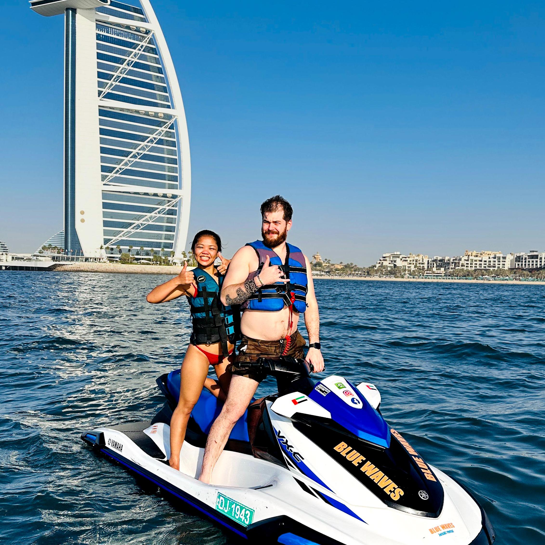 Dubai Jet Ski Adventure: Burj Al Arab & Atlantis Coastal Ride