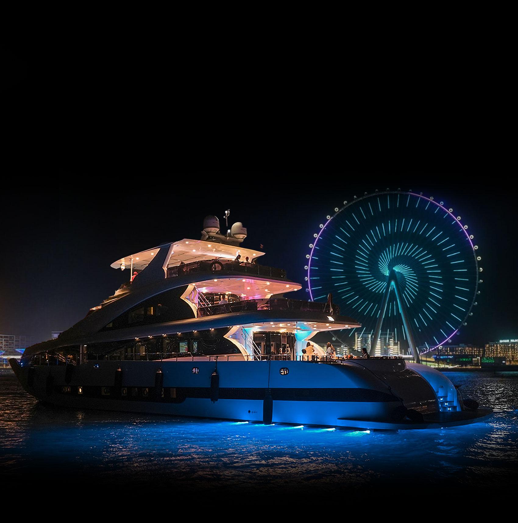 Dubai Superyacht Night Party with Live DJ & Open Bar