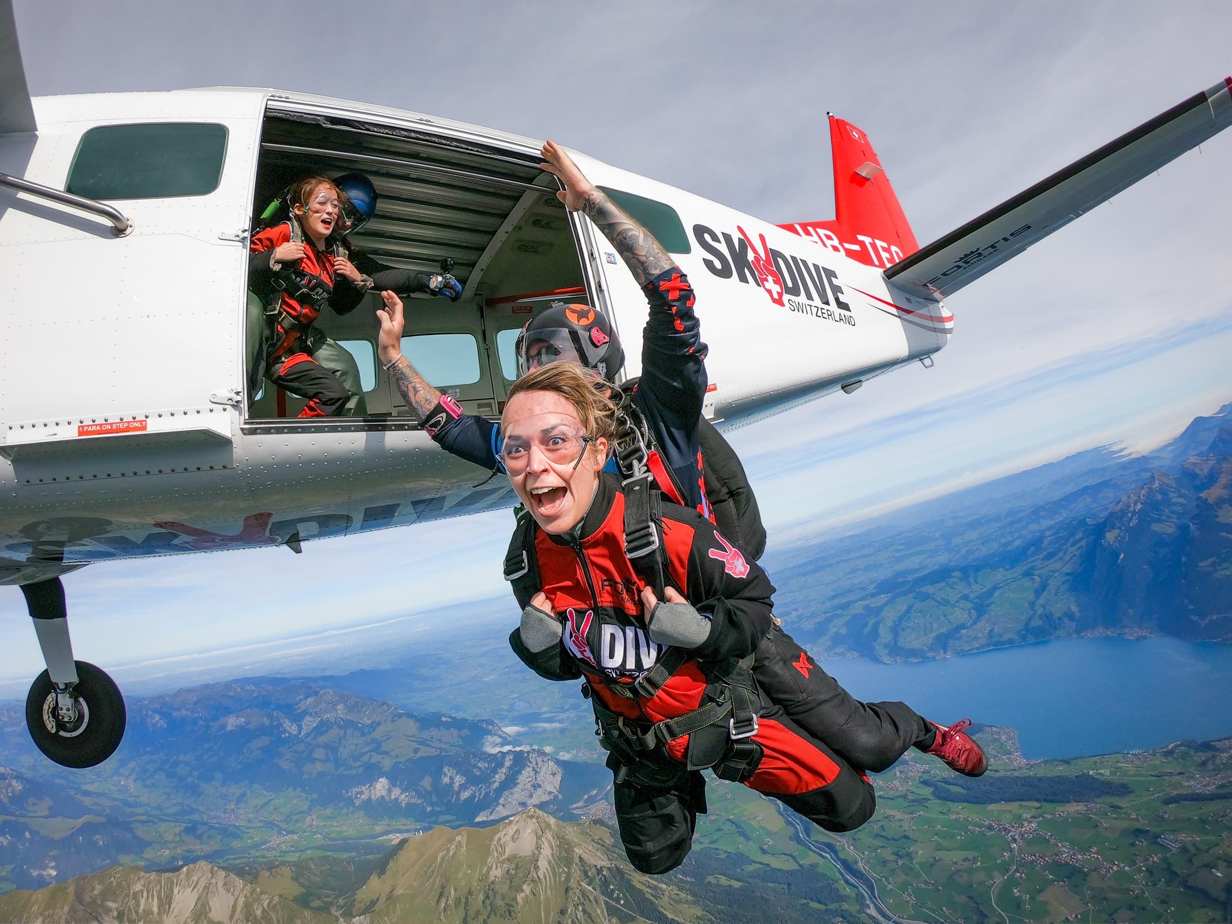 Swiss Alps Tandem Skydive from Interlaken