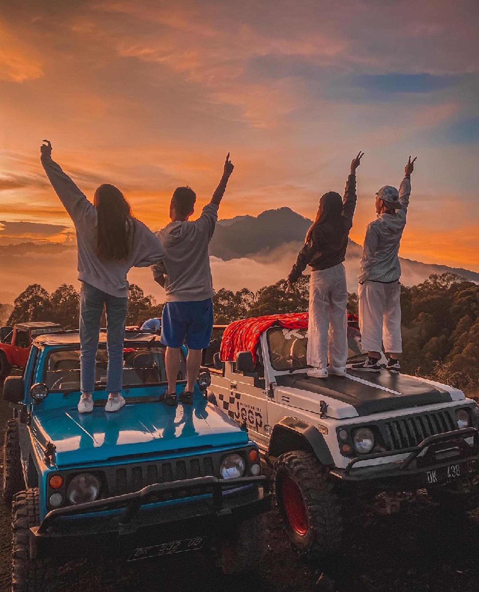 Bali Mount Batur Private Sunrise Jeep & Hot Springs Tour