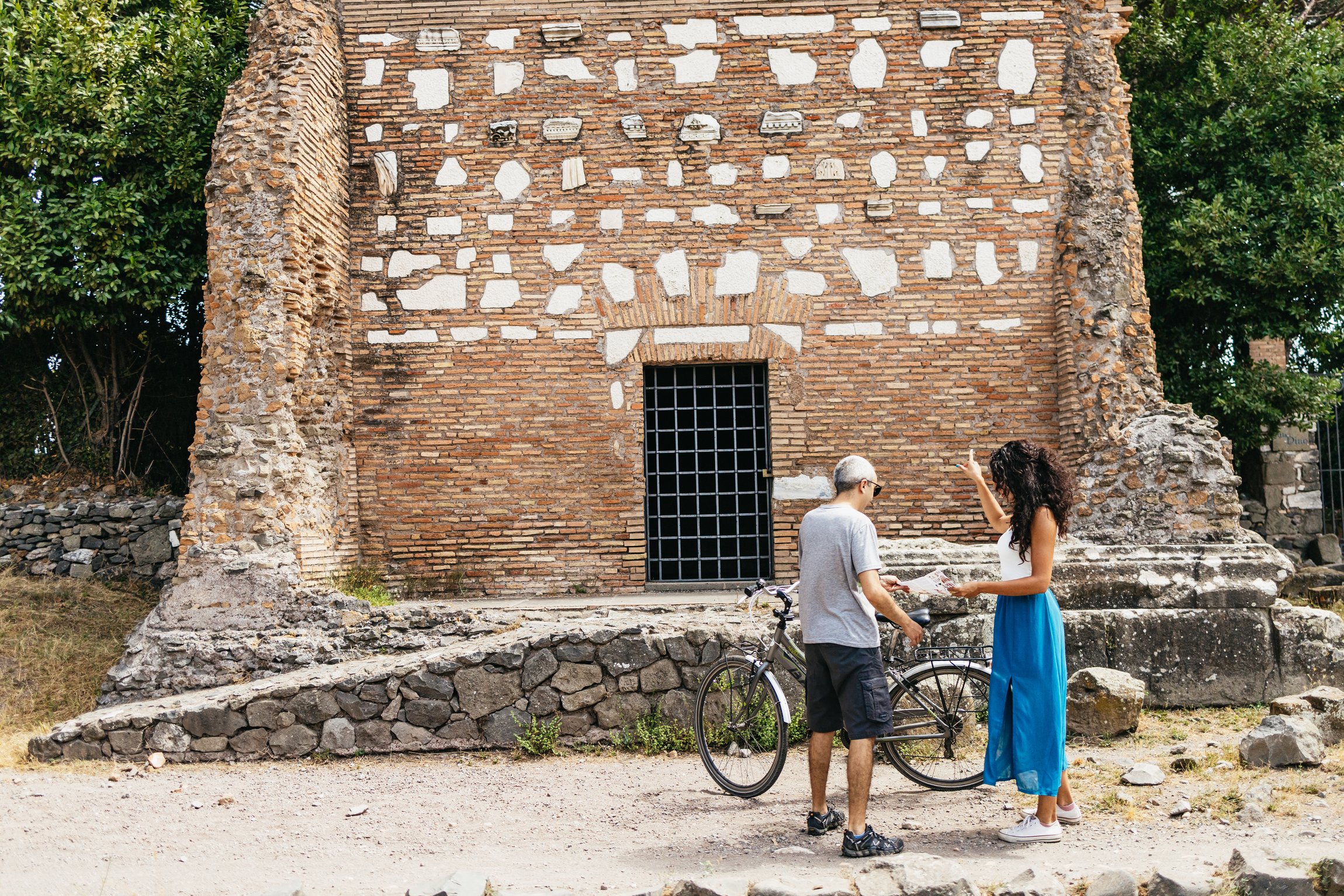 Appia Antica bike rental Rome self guided Appian Way cycling — image 6