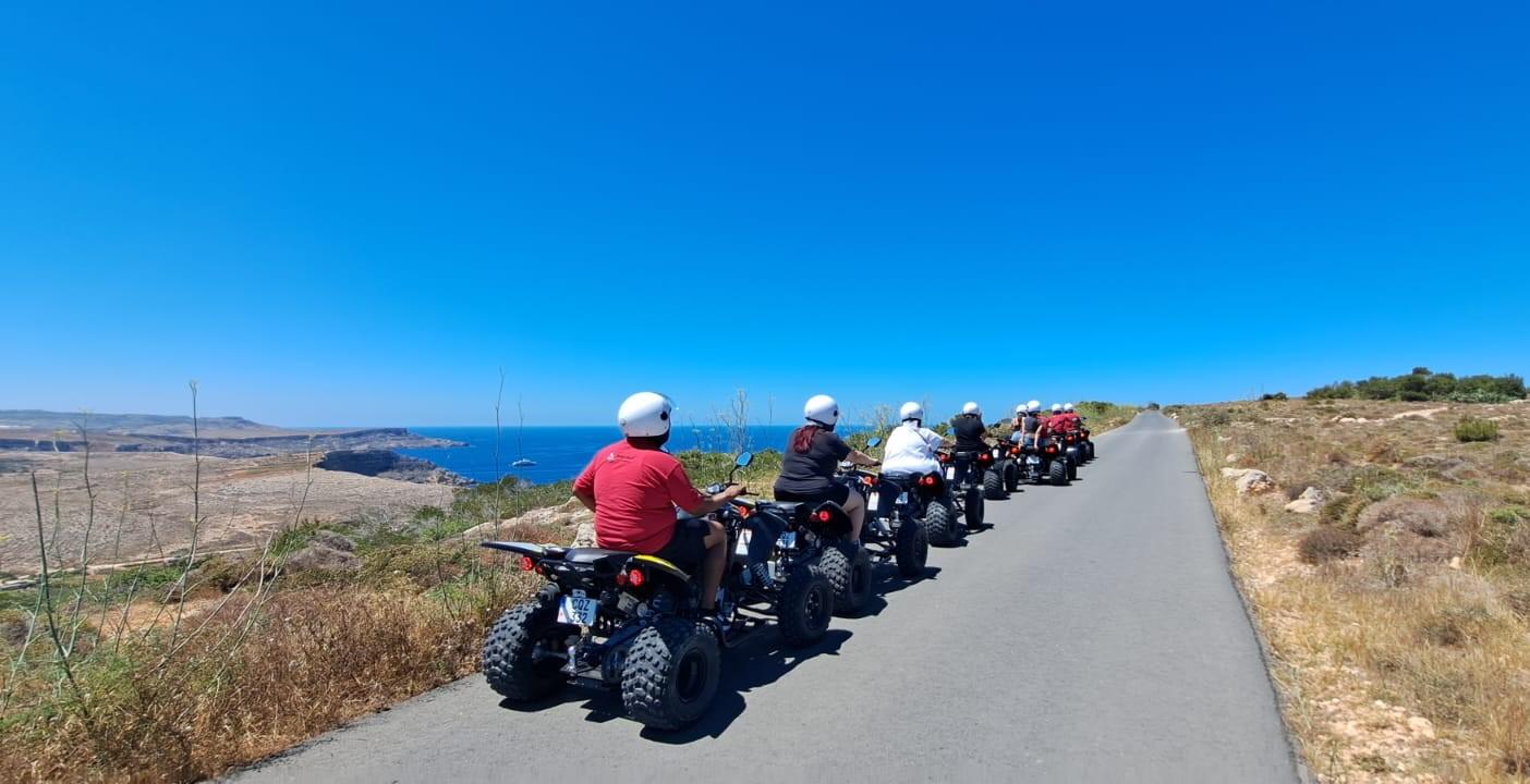 North Malta Quad Bike Adventure: Coastal Views, History & a Mediterranean Swim