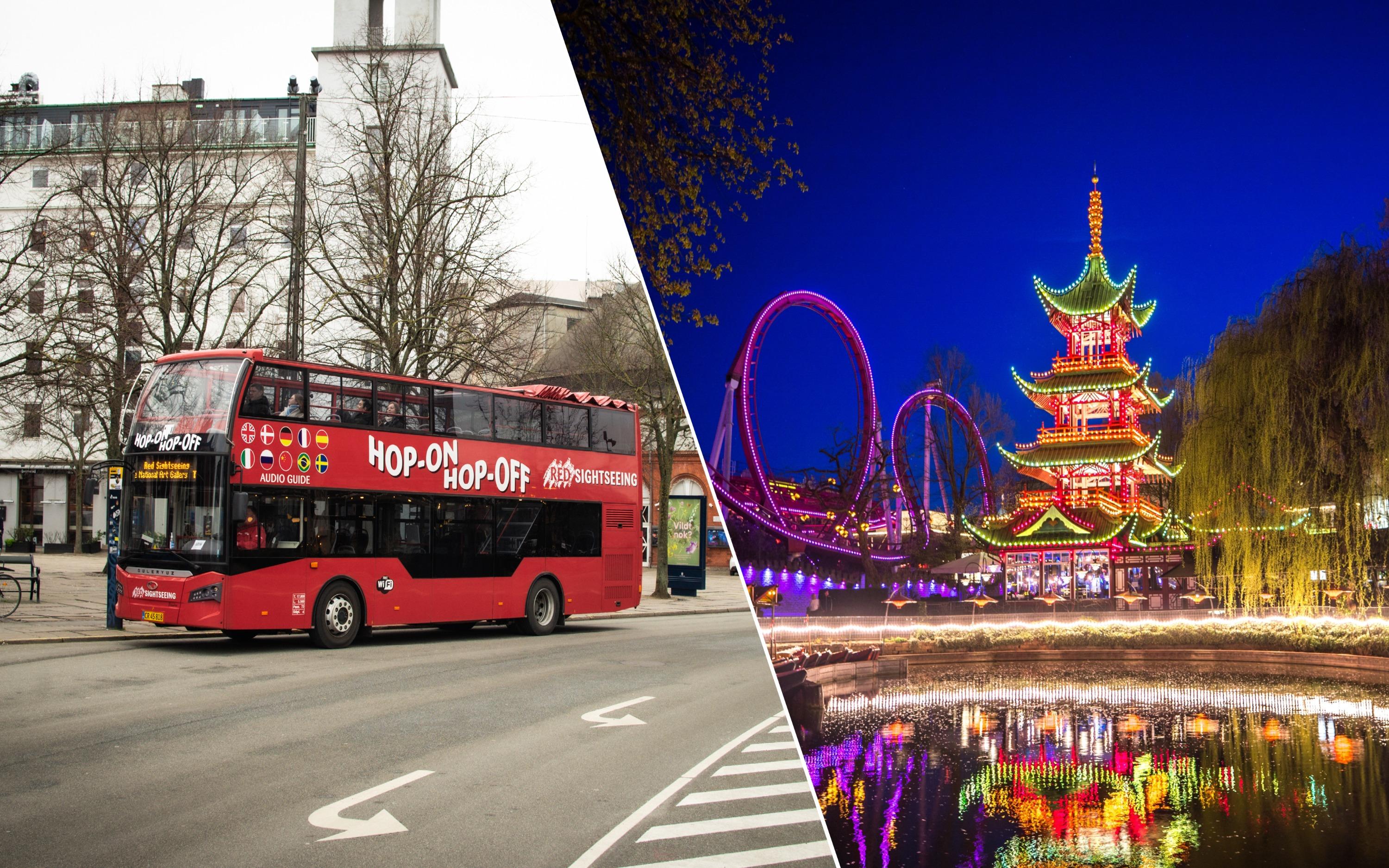 Copenhagen Sightseeing Bus & Tivoli Gardens Combo