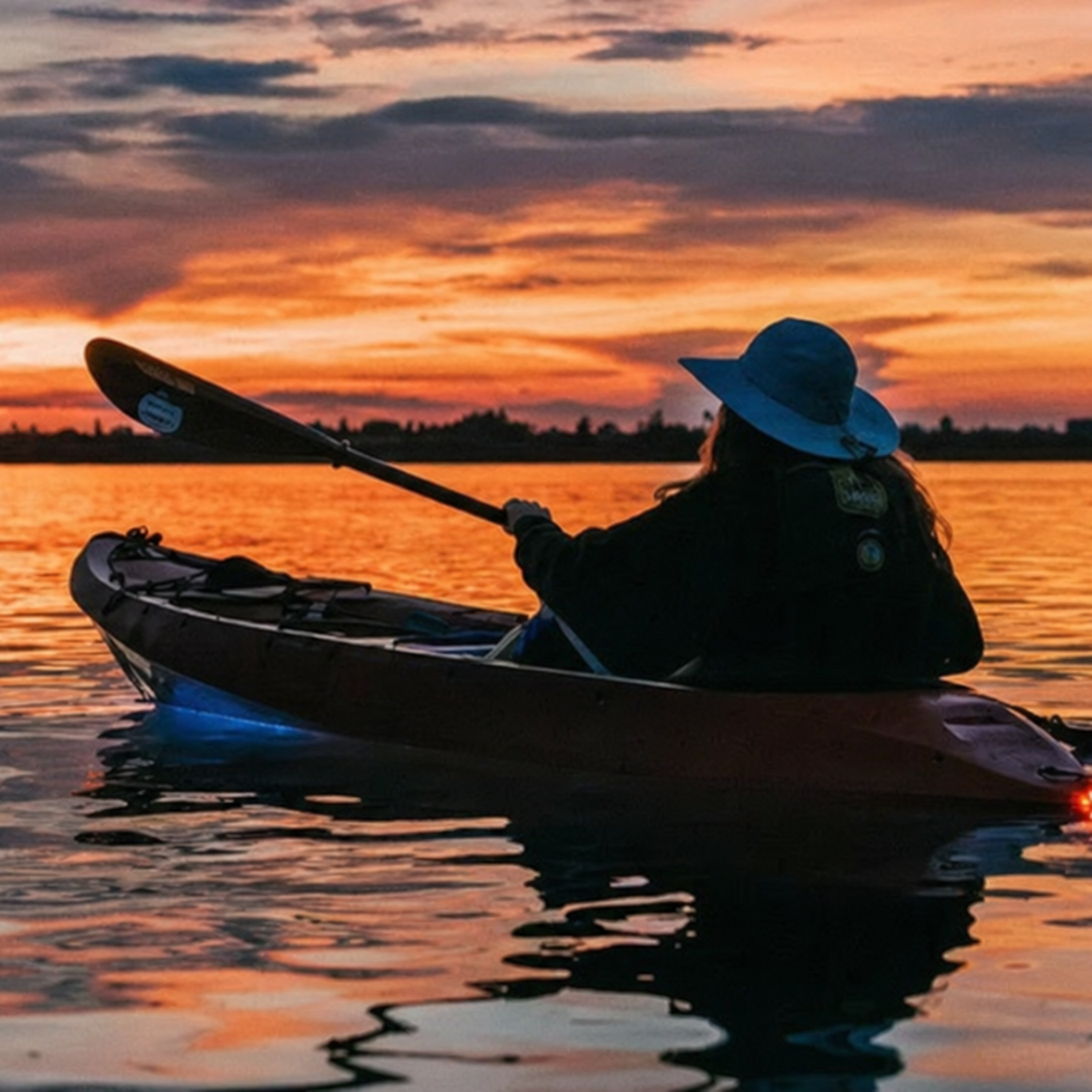 Sunset Kayak Wildlife Tour on Indian River Lagoon