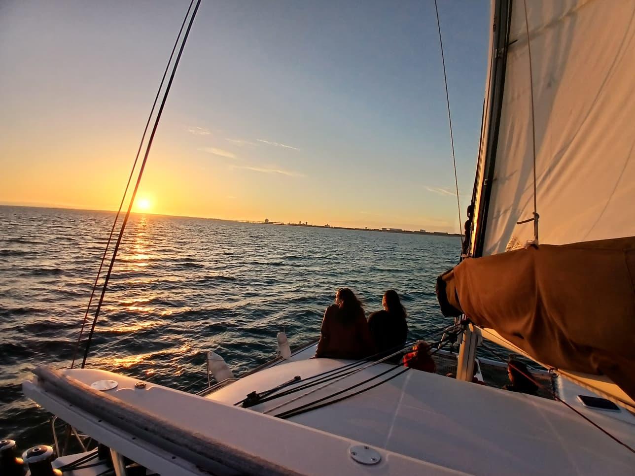 Evening Catamaran Sail from La Flotte