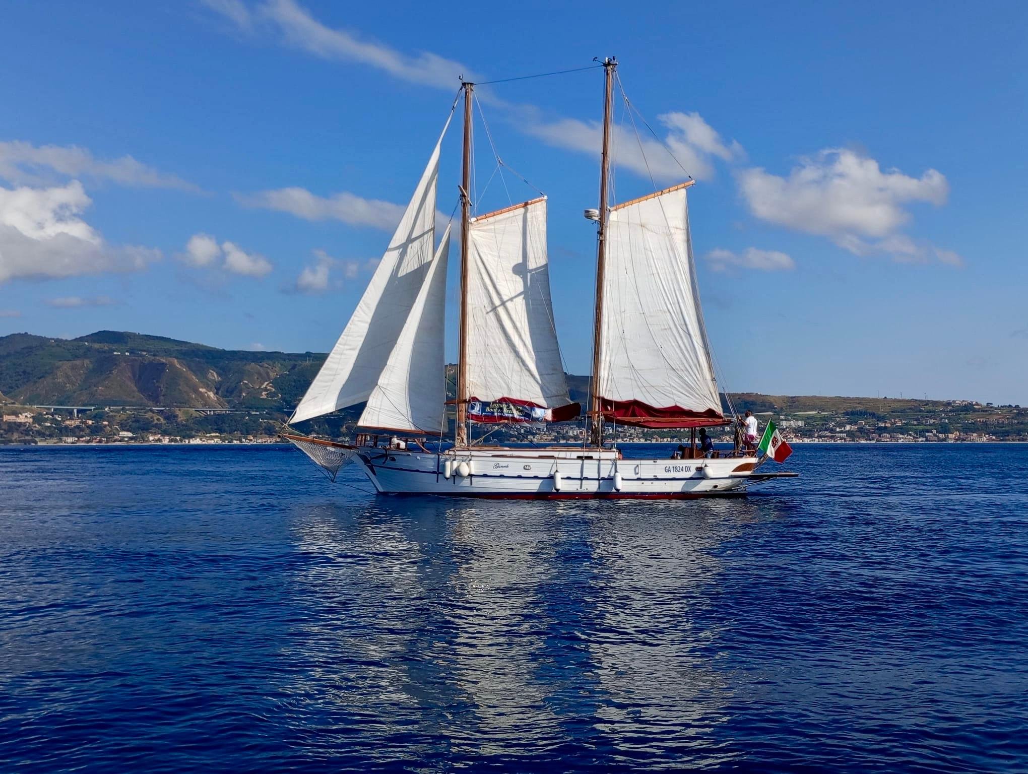 Costa Viola Sailing Schooner Excursion from Scilla