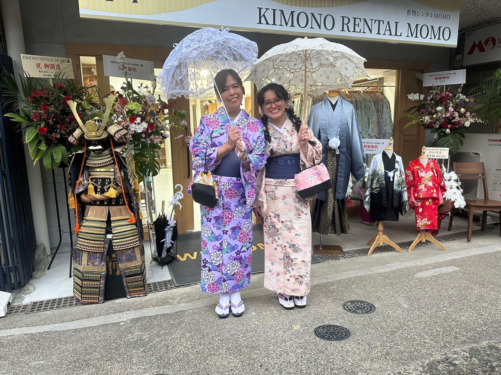 Kyoto Kimono Rental with Hairstyling & Accessories