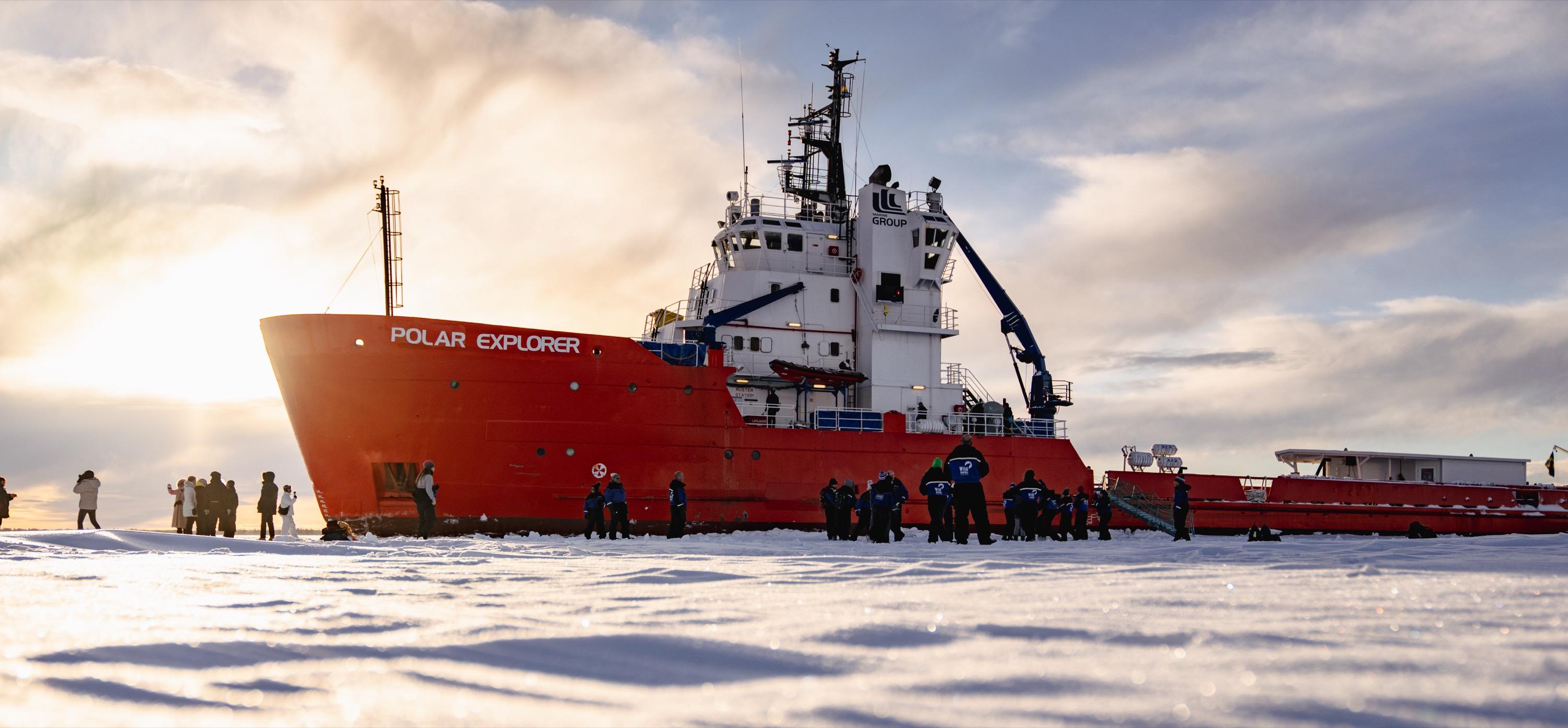 Arctic Icebreaker Cruise: Float & Walk on Frozen Sea