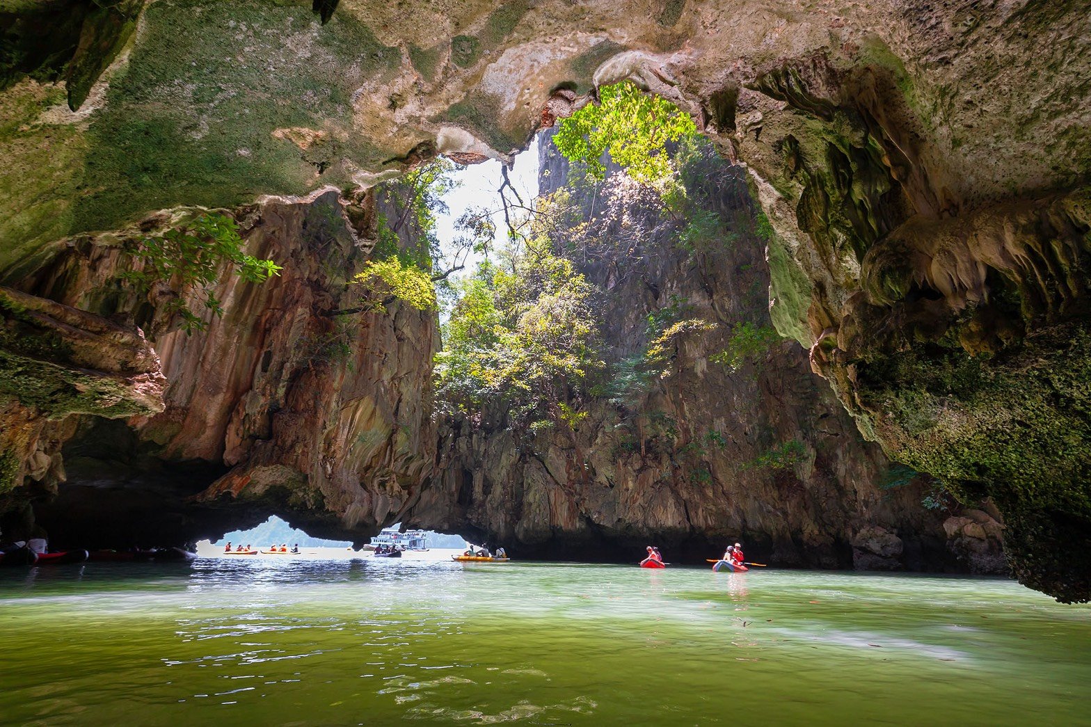 Phang Nga Bay Big Boat Adventure with Canoeing & James Bond Island