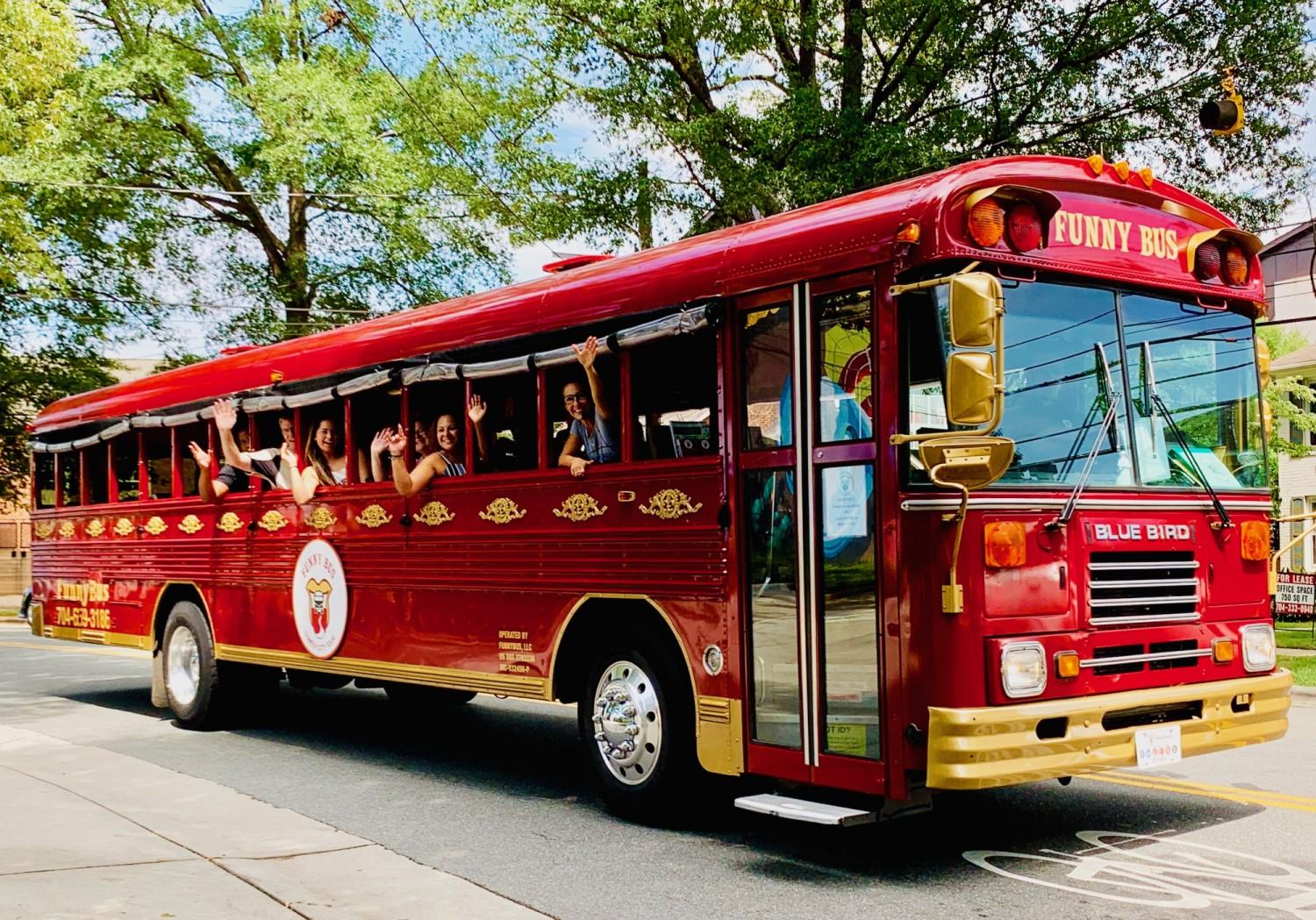 Charlotte Comedy Bus Tour with Local Comedians
