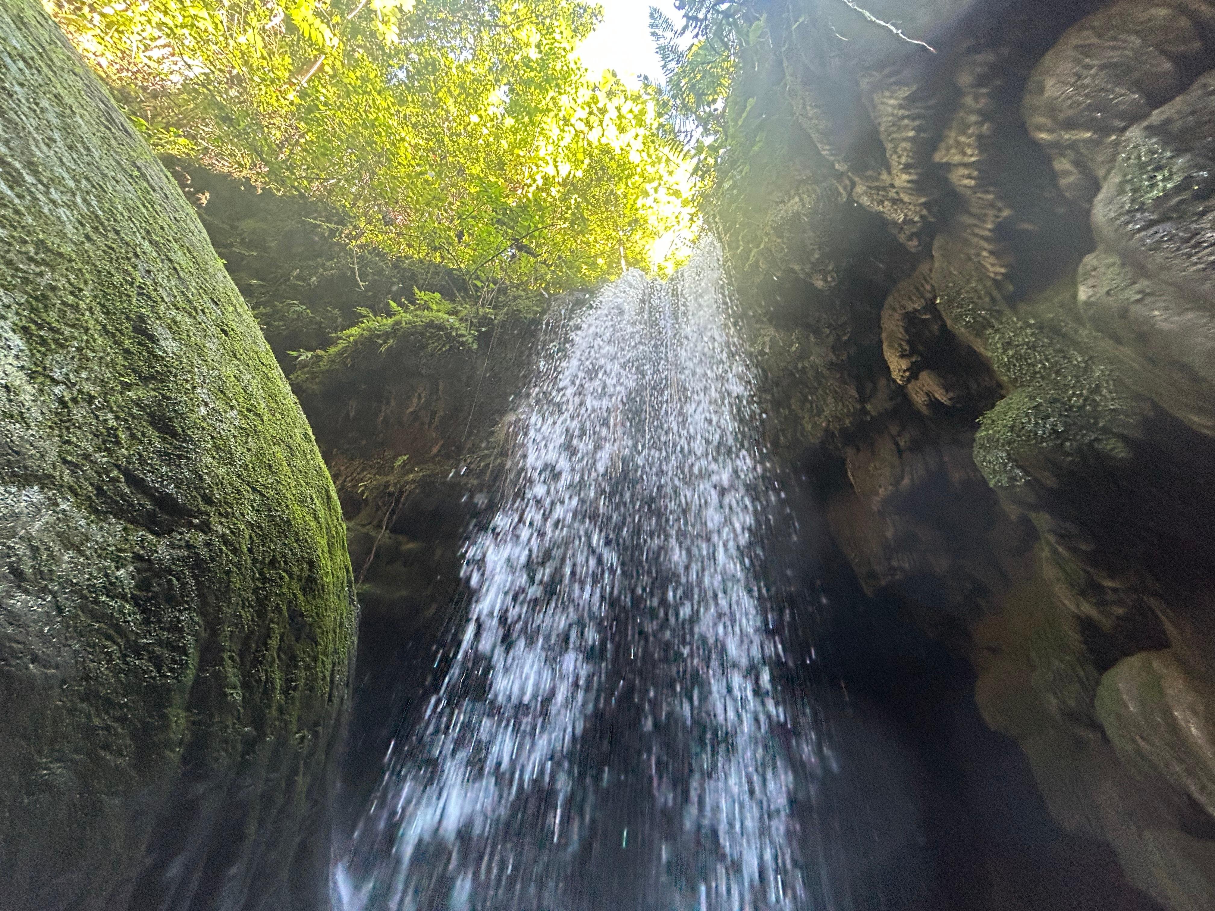 Charco Azul Canyon, Caves, and Mar Chiquita Beach Adventure