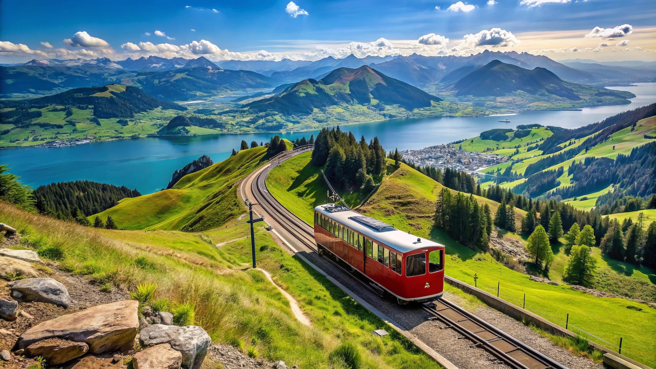 Lucerne to Mt. Rigi: Private Day Trip with Spa & Chapel Stop