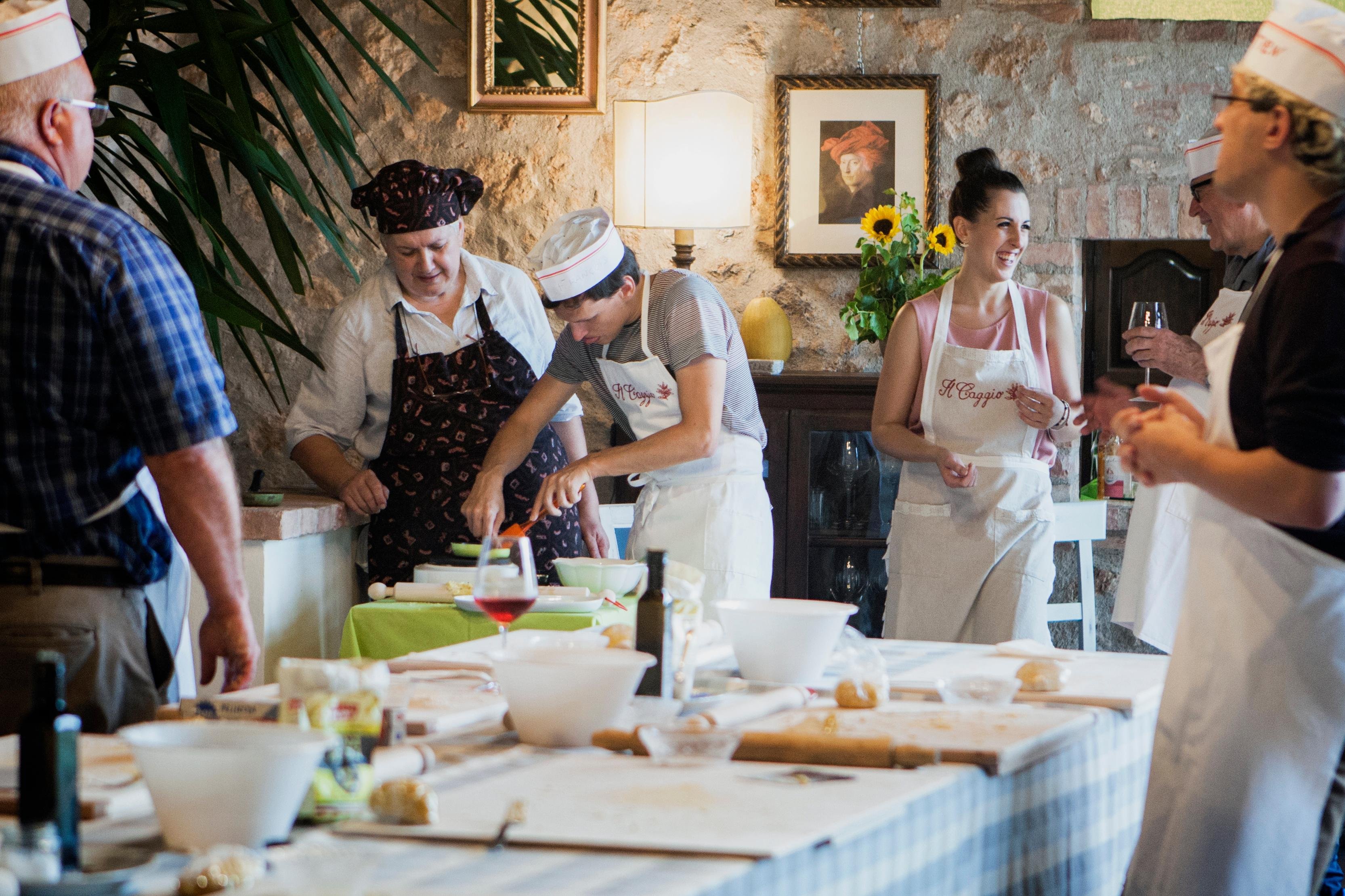 Tuscan Farmhouse Cooking Workshop in Siena Countryside