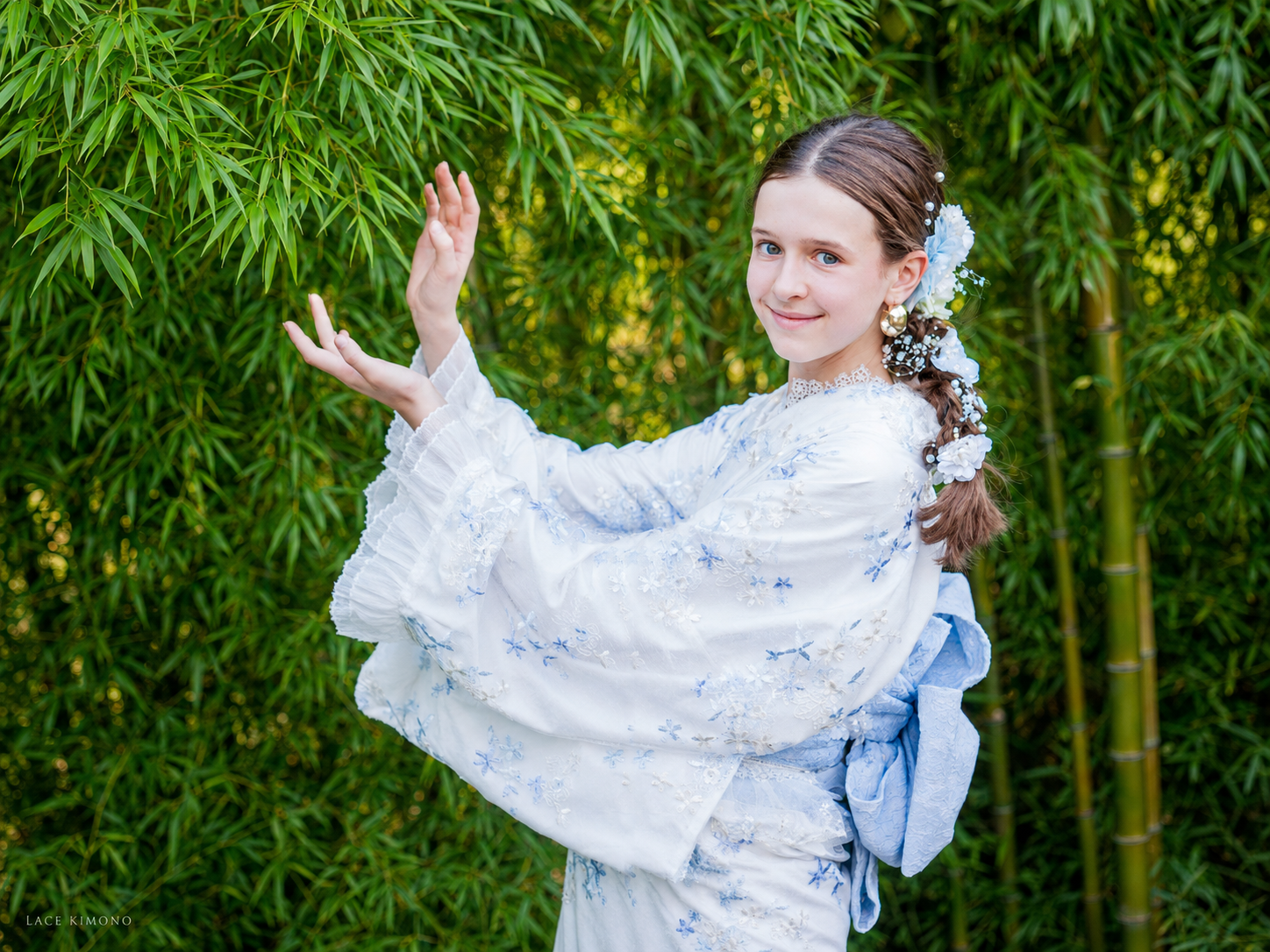 Aluguel de Kimono em Arashiyama com Penteado de Cortesia