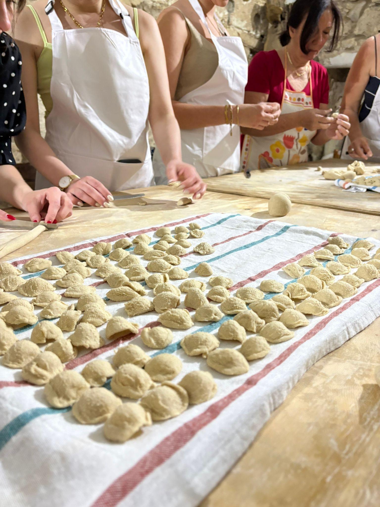 Apulian Pasta Workshop in Historic Lecce Courtyard