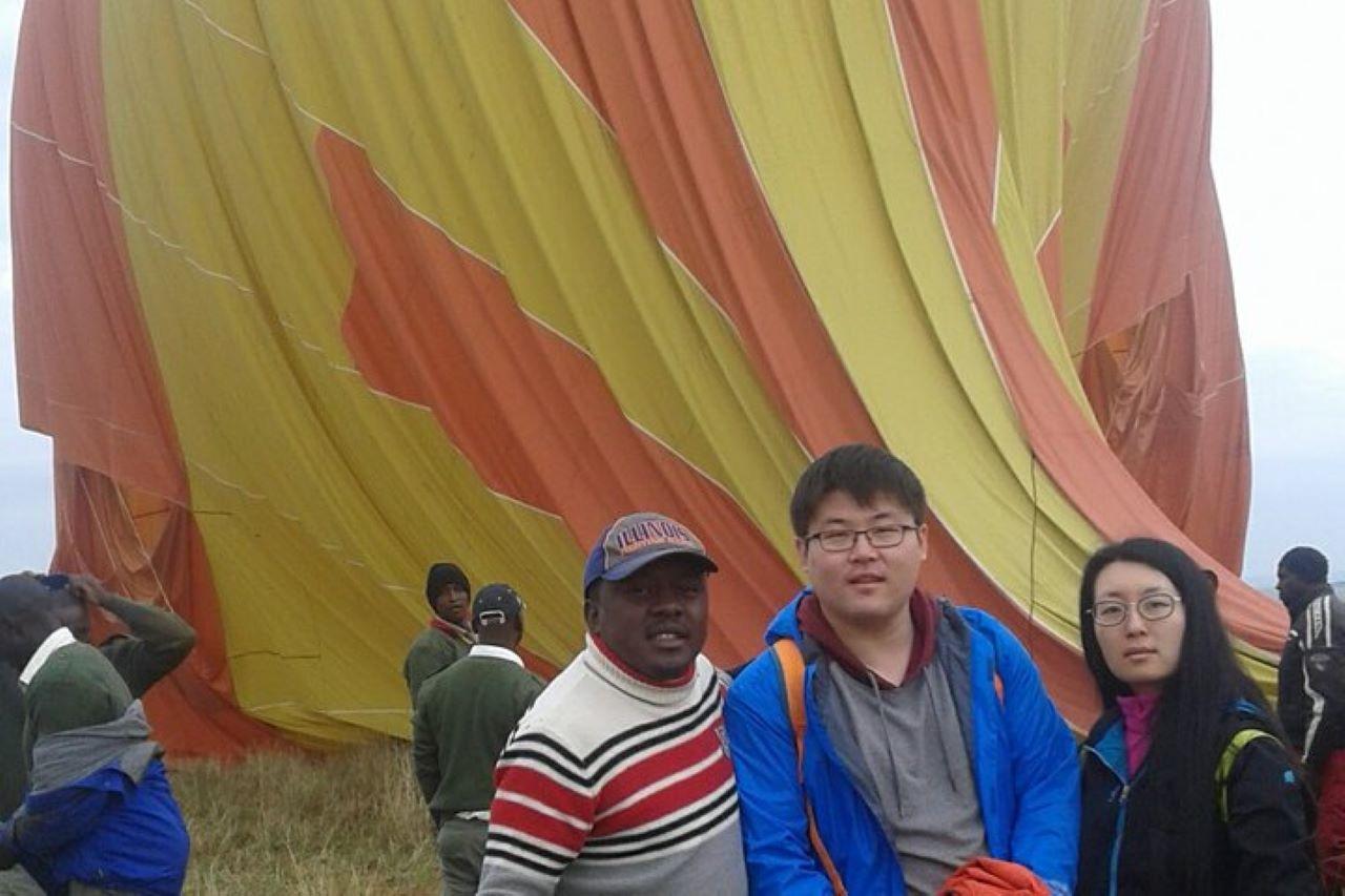 Maasai Mara Sunrise Hot Air Balloon Safari with Champagne Breakfast