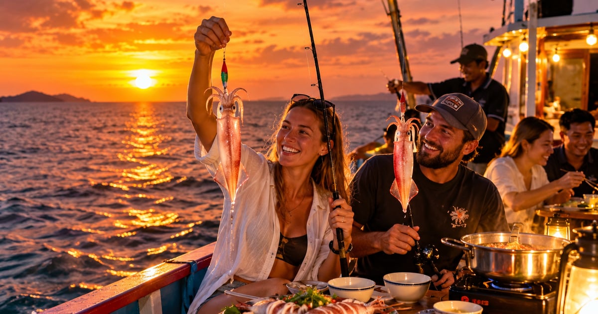 Phu Quoc: Sunset & Night Squid Fishing with Dinner - 2026 (Verified Reviews)