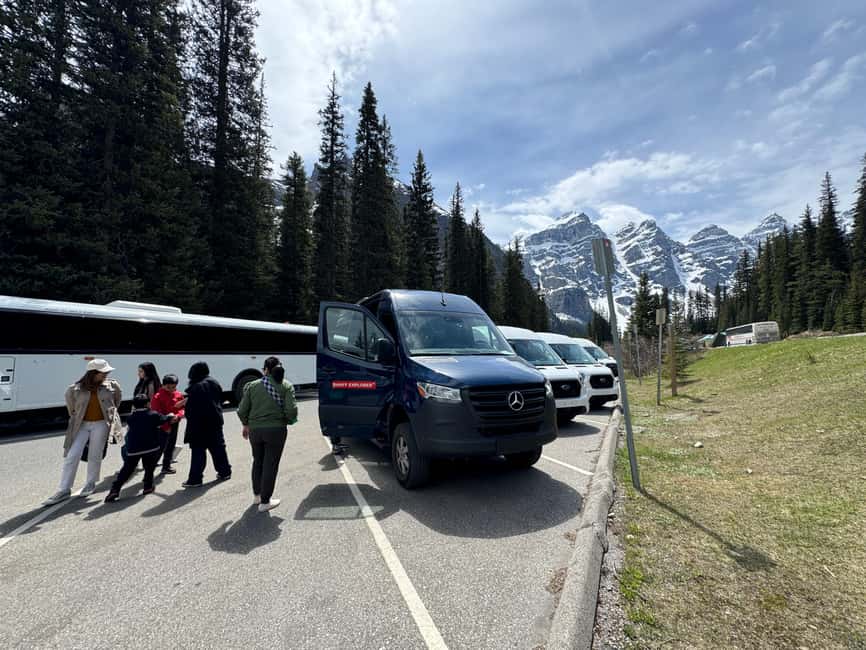 Banff Lake Louise & Moraine Lake 1.5hr Half Day Shuttle Tour
