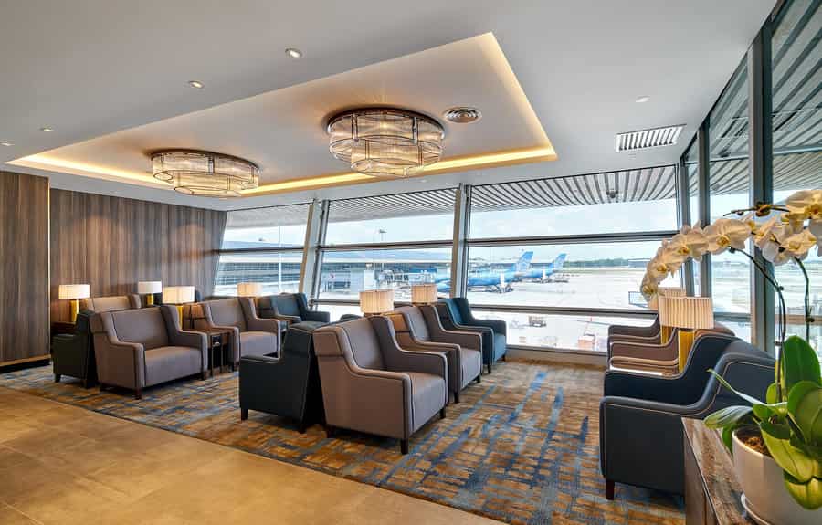 Kuala Lumpur airport lounge