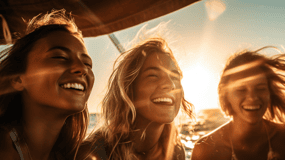 Lisbon sunset boat party cruise with DJ and open bar