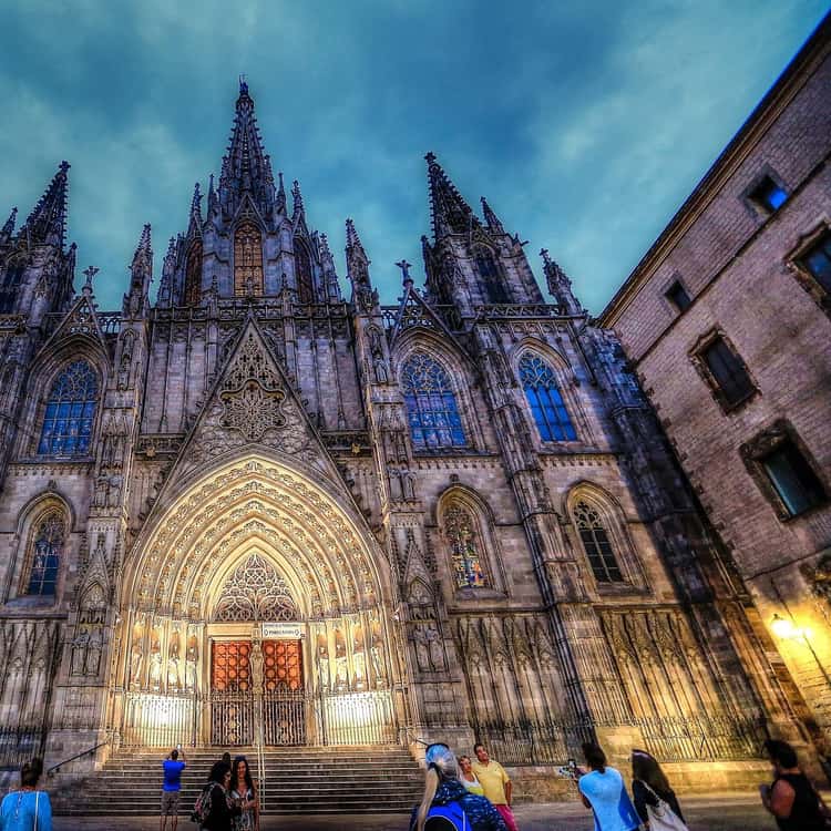 barrio gotico Barcelona calles medievales del centro historico