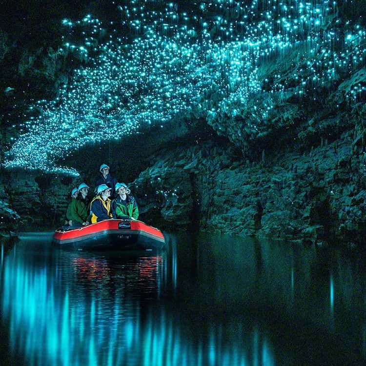 Grotte delle lucciole di Waitomo — Waitomo, Nuova Zelanda