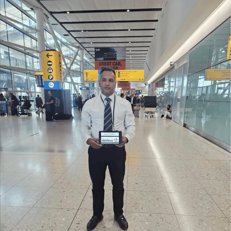 Servicio de recepción en aeropuerto