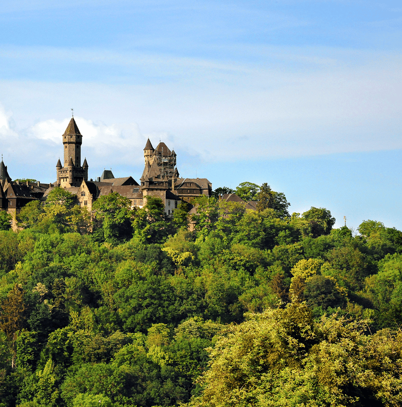 Schloss Braunfels bei der geführten Märchenschloss Tour in Hessen