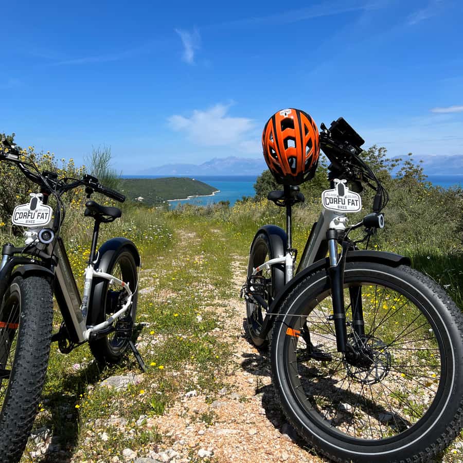 A bicycle or e-bike rental business in Acharavi, suited to visitors wanting to explore the local area on two wheels.